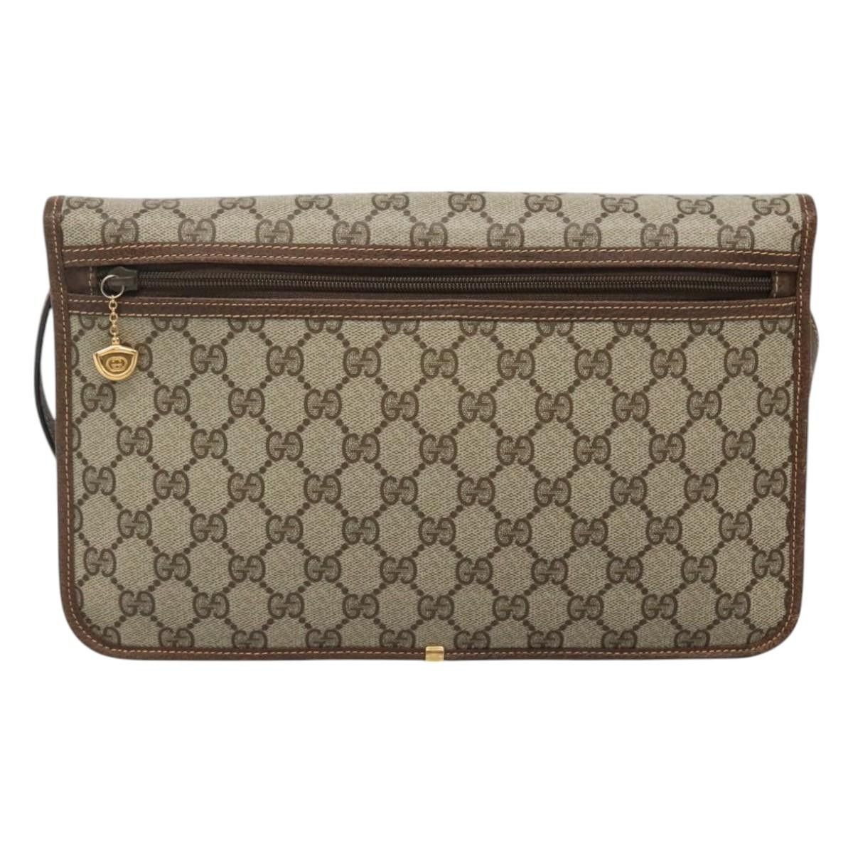 Gucci GUCCI GG Supreme Shoulder Bag Pvc Beige 004 904 004 904 Size ONE SIZE - 3 Thumbnail