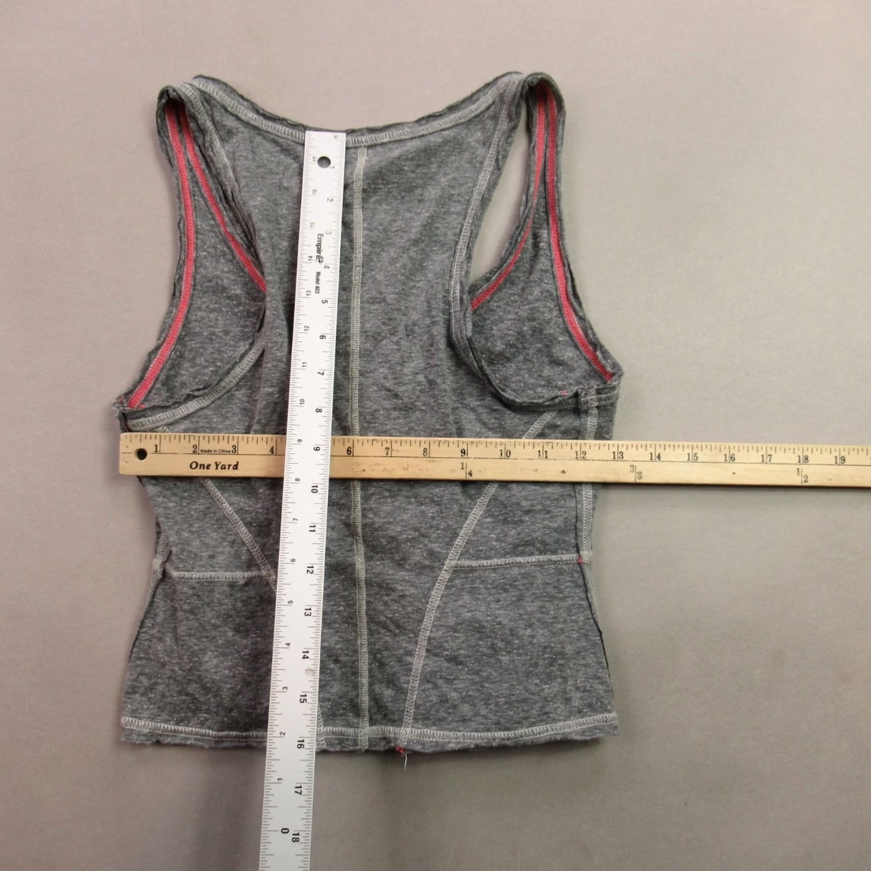 Free People Free People Shirt Womens XS Sleeveless V Neck Pullover Lightweight Gray Size XS / US 0-2 / IT 36-38 - 7 Thumbnail