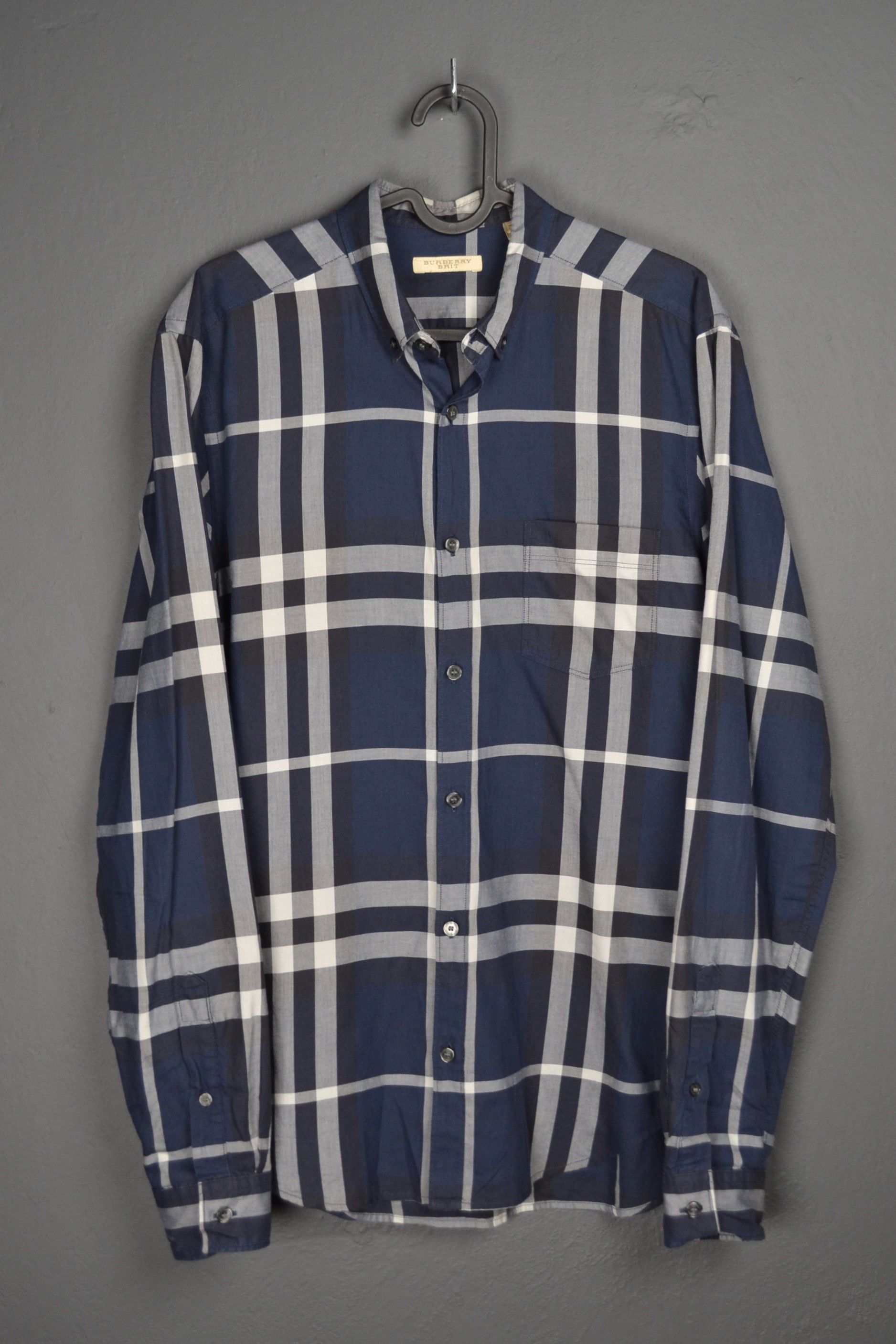 Burberry Burberry Brit S size Check Shirt Cotton Button-up Size US S / EU 44-46 / 1 - 1 Thumbnail