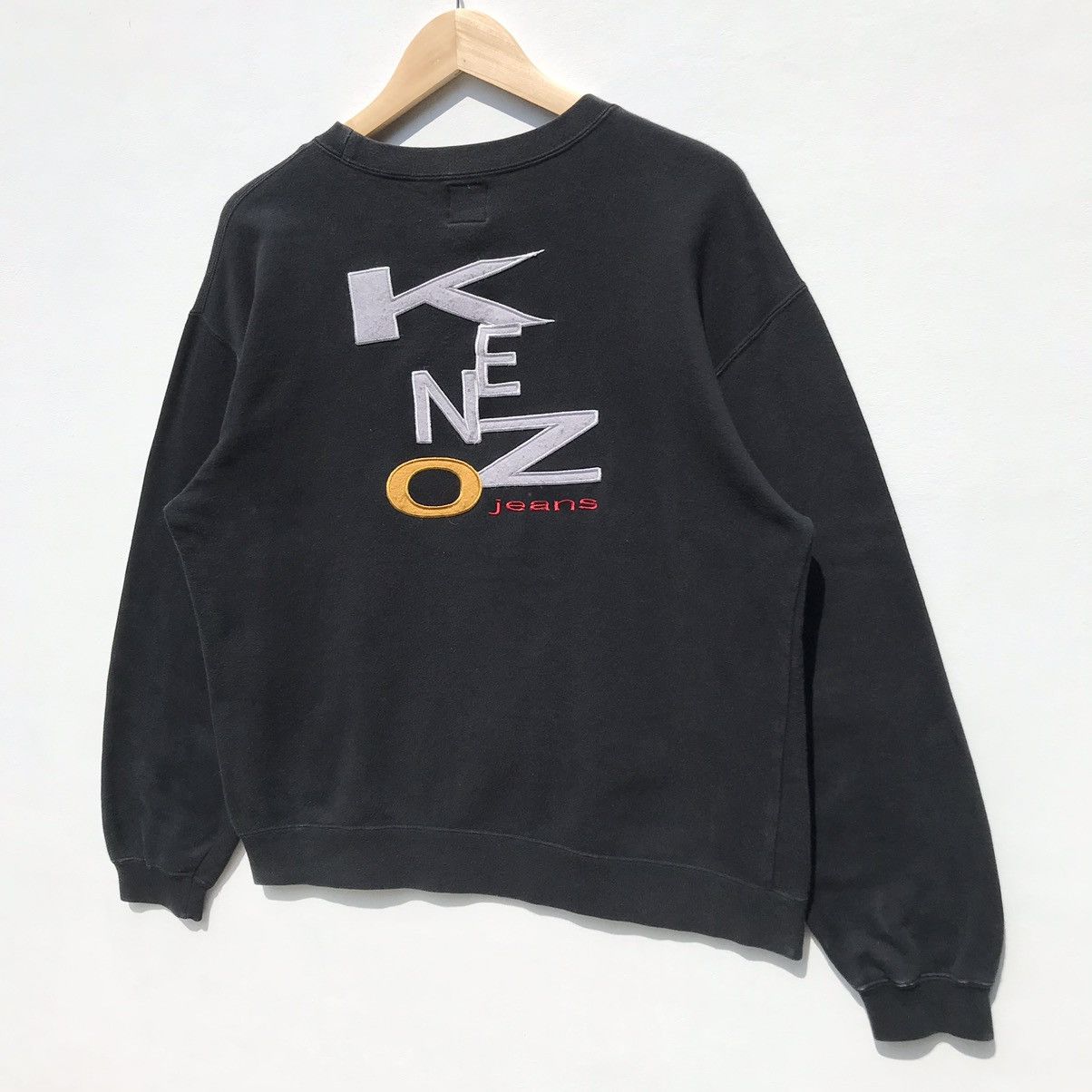 Kenzo Kenzo Jeans Sweatshirt Spellout Embroidery Kenzo Sun Faded Size US S / EU 44-46 / 1 - 3 Thumbnail
