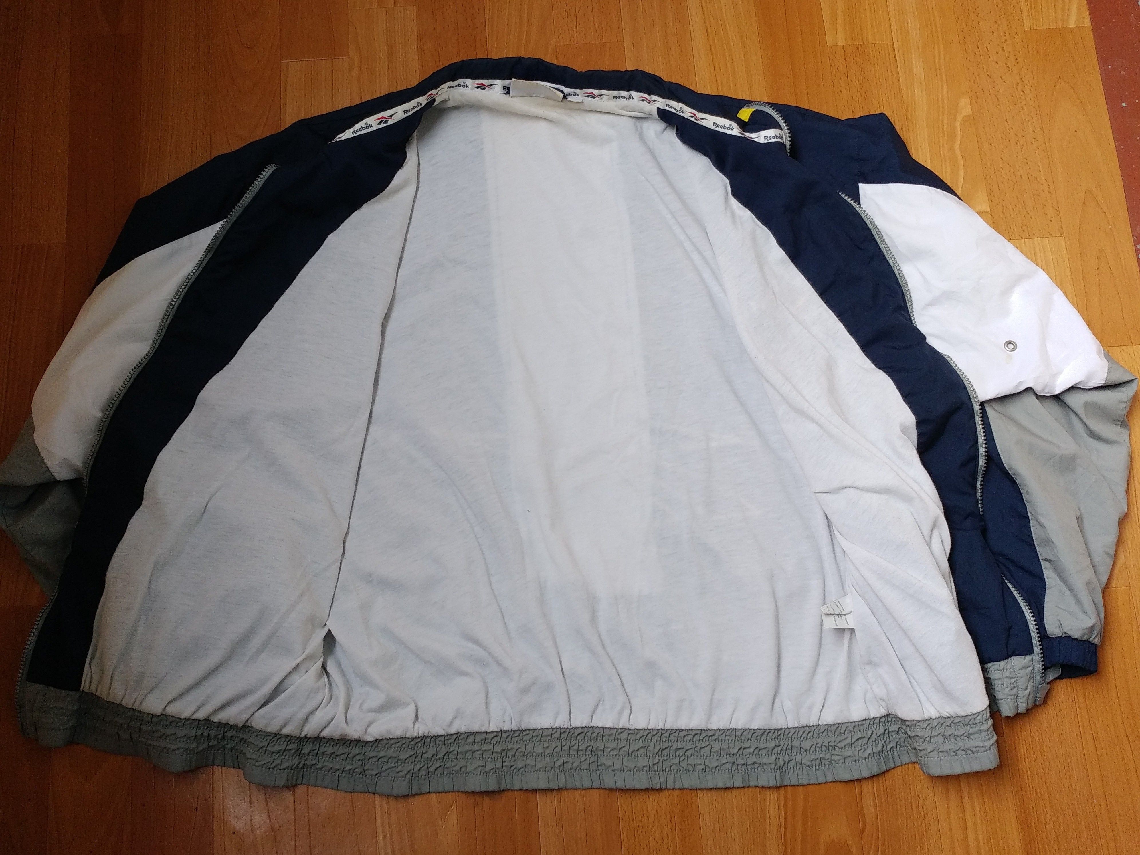 Reebok × Vintage Reebok jacket, vintage full zip RBK track, 90s hip hop M Size US M / EU 48-50 / 2 - 8 Thumbnail