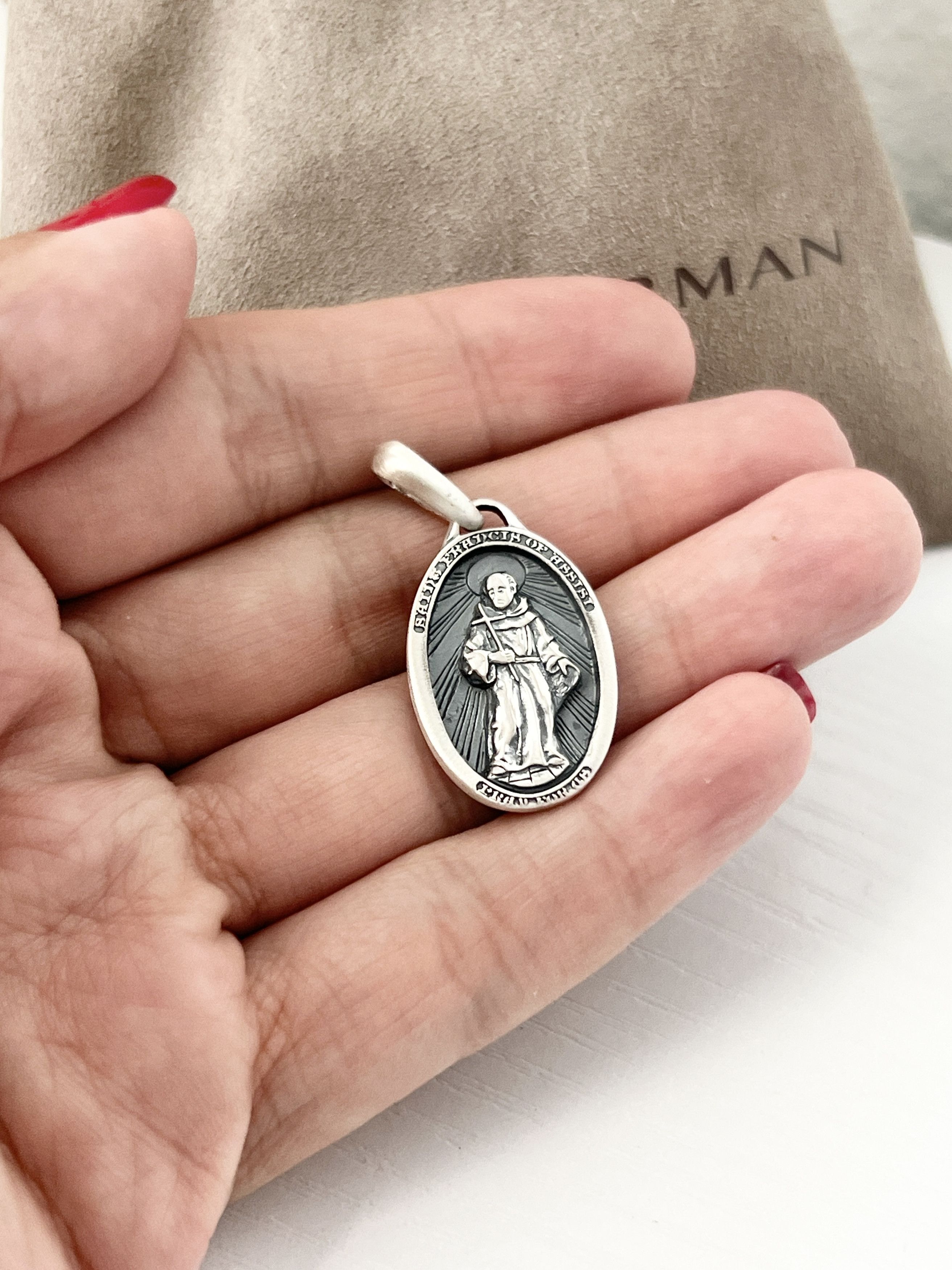 David Yurman david yurman sterling silver Saint Francis pendant amulet Size ONE SIZE - 1 Thumbnail