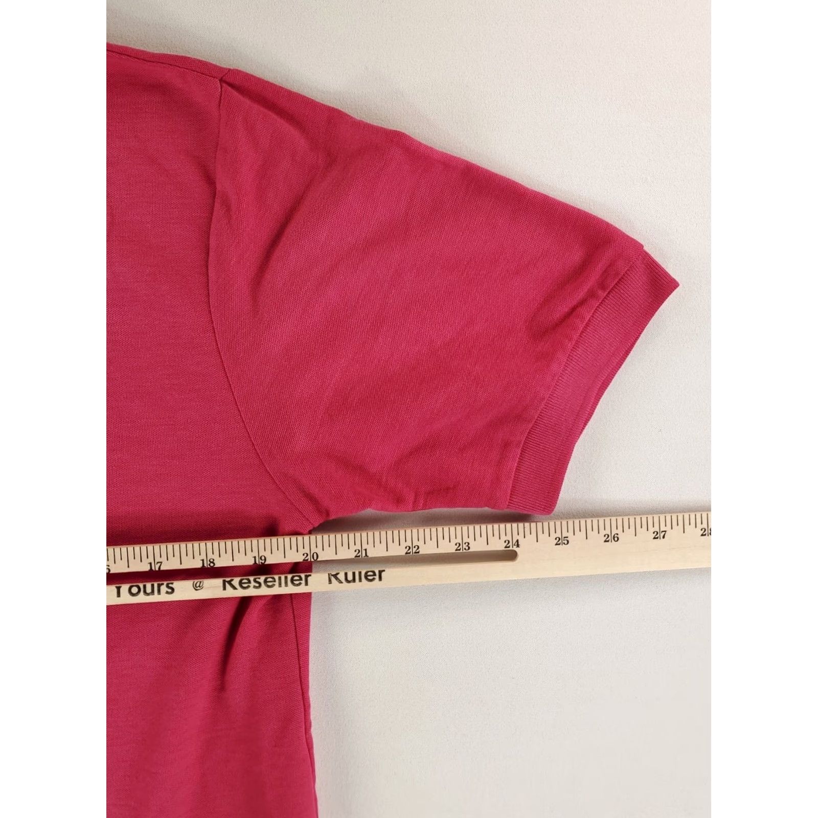 Levi's VINTAGE Levi's Shirt Polo Pink Sheer Burnout Short Sleeve Mens L 80s 90s Polo Shirt Mens L Pink Size US L / EU 52-54 / 3 - 5 Thumbnail