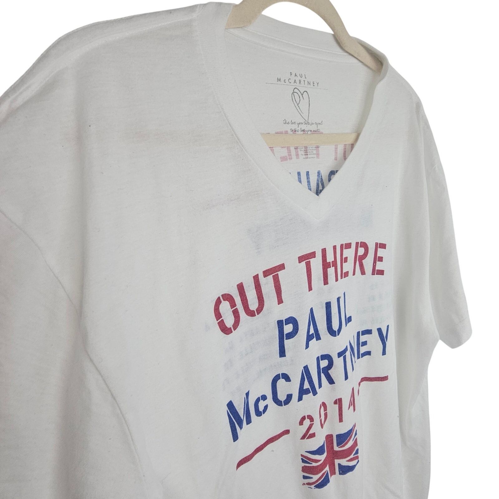 Stella McCartney Paul McCartney Band Tee Sz XL Out There 2014 Tour Graphic T Size XL / US 12-14 / IT 48-50 - 5 Thumbnail