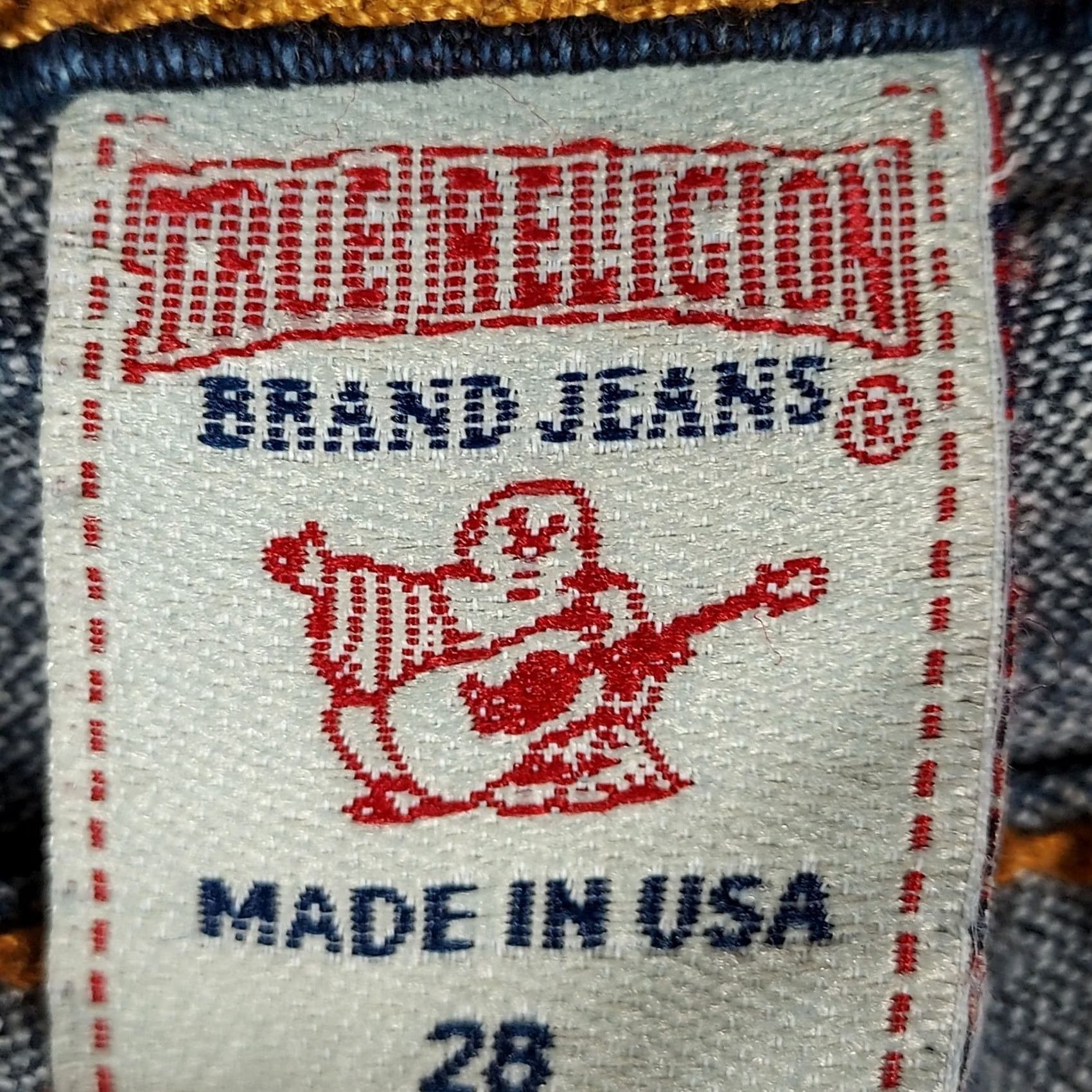 True Religion True Religion Women’s Jeans 28 Skinny Medium Wash Stretch Denim 5-Pocket Logo Low Rise Made in USA Size 28" / US 6 / IT 42 - 6 Thumbnail