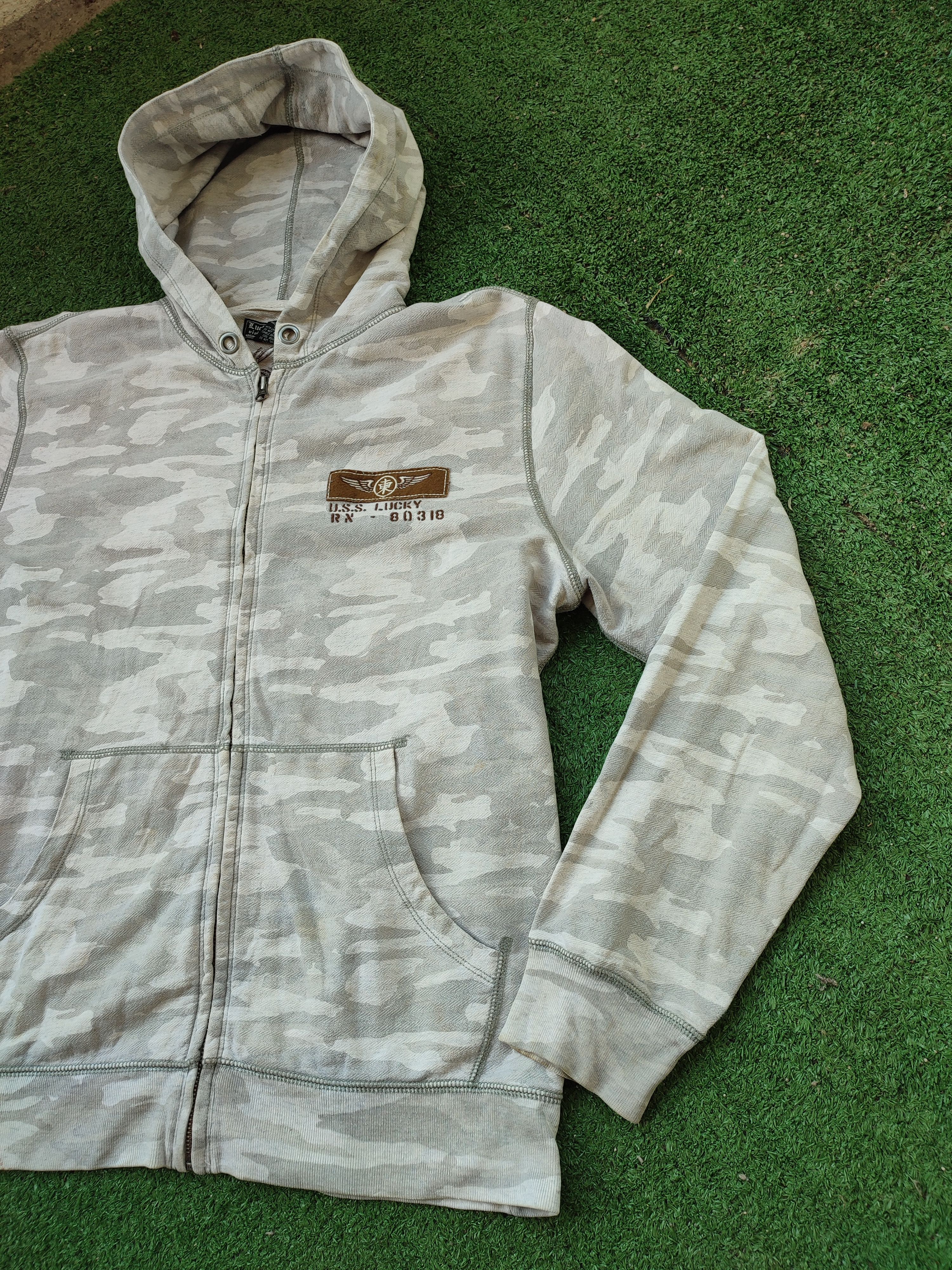 Japanese Brand RARE SUKAJAN DRAGON EMBROIDERY VINTAGE HOODIE Size US L / EU 52-54 / 3 - 5 Thumbnail