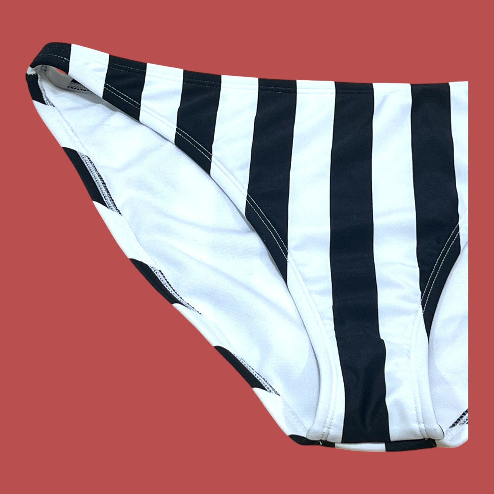 Other Shade & Shore-Women's Striped Medium Coverage Bikini Bottom- Size ONE SIZE - 13 Thumbnail