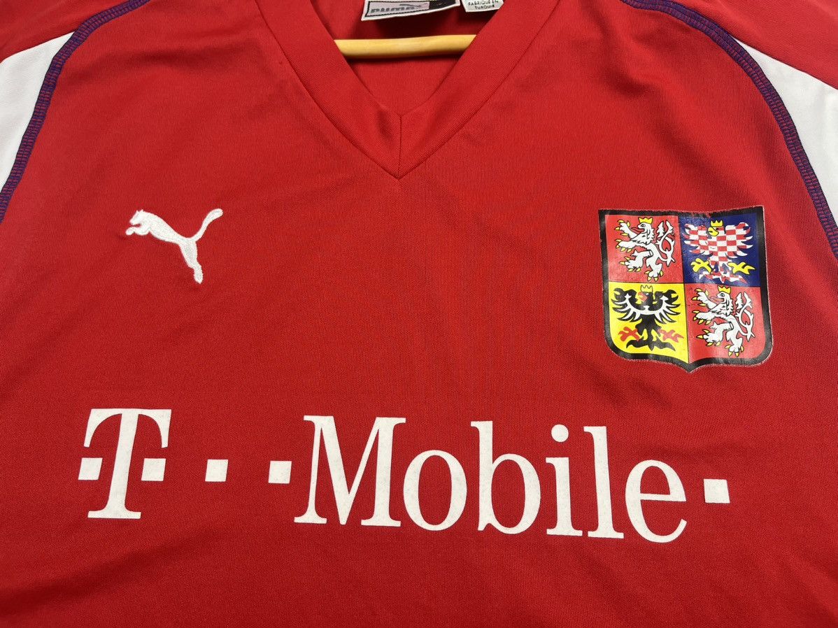 Vintage PUMA CZECH REPUBLIC 2004/2005 HOME SOCCER JERSEY VINTAGE XL Size US XL / EU 56 / 4 - 3 Thumbnail