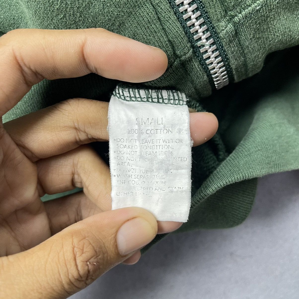 Stussy Stüssy Full Zip Hoodie – Forest Green (S) Size US S / EU 44-46 / 1 - 10 Thumbnail
