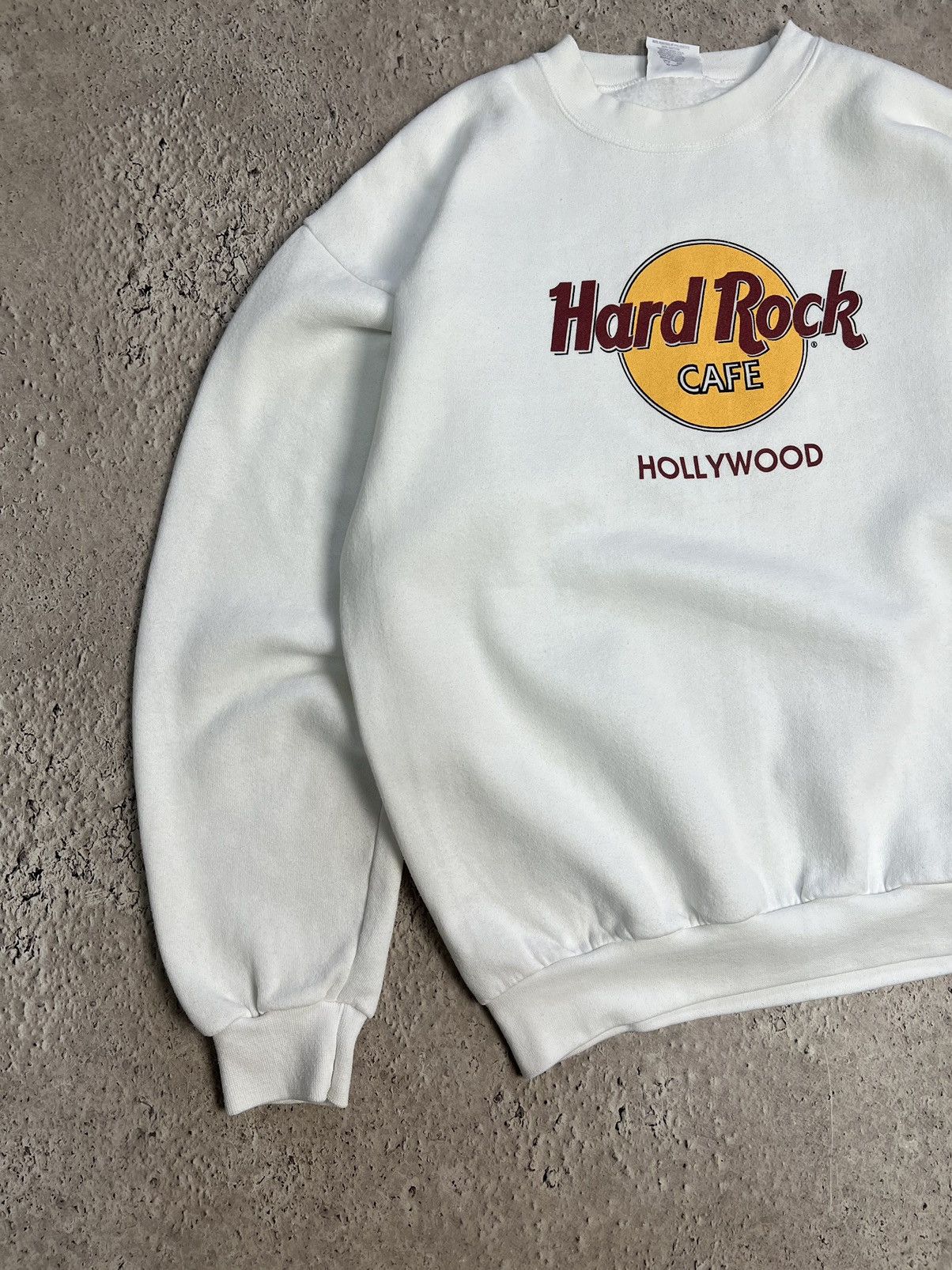 Boy London × Hard Rock Cafe Vintage streetwear Hard Rock Sweatshirt Hollywood 1990s Size US L / EU 52-54 / 3 - 3 Thumbnail