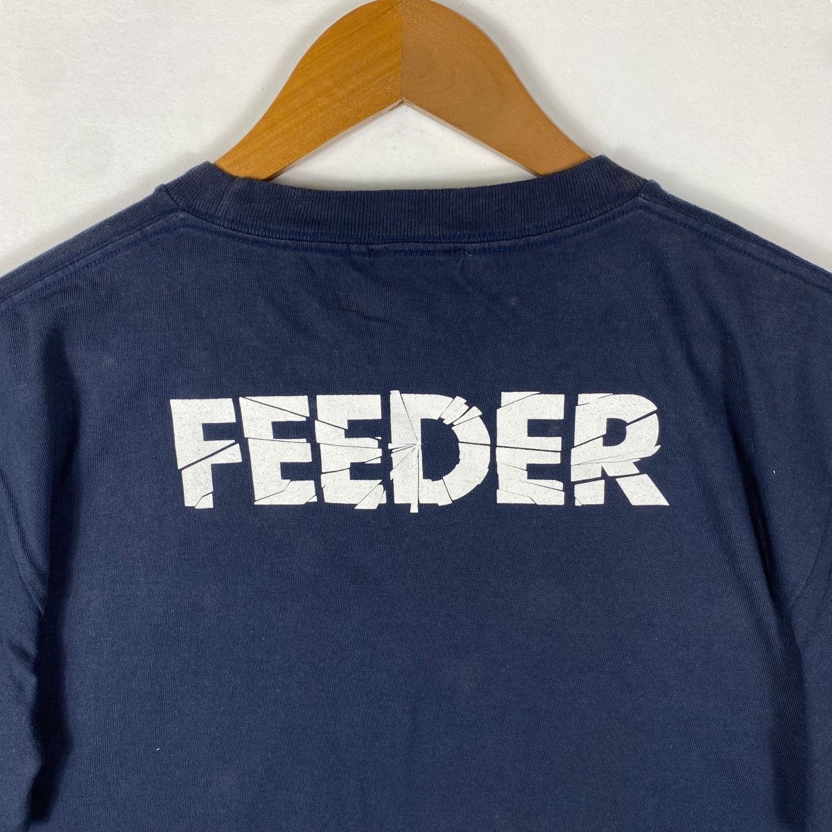 Band Tees × Vintage Vintage 00's FEEDER Welsh Rock Band Tee Shirt Large Size Size US L / EU 52-54 / 3 - 5 Thumbnail