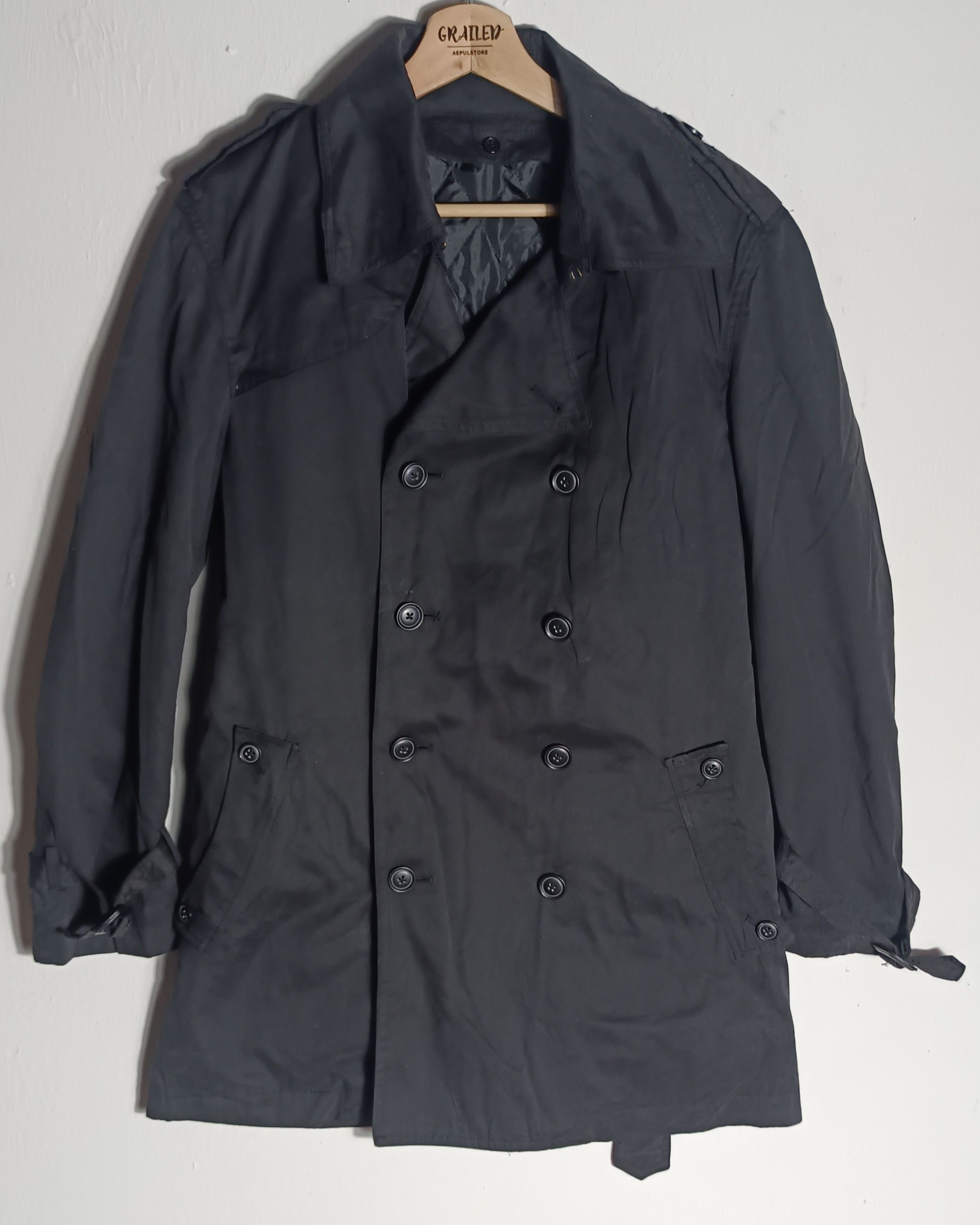 Japanese Brand 🔥AVV HOMME double breasted Half Coat Size US M / EU 48-50 / 2 - 1 Thumbnail
