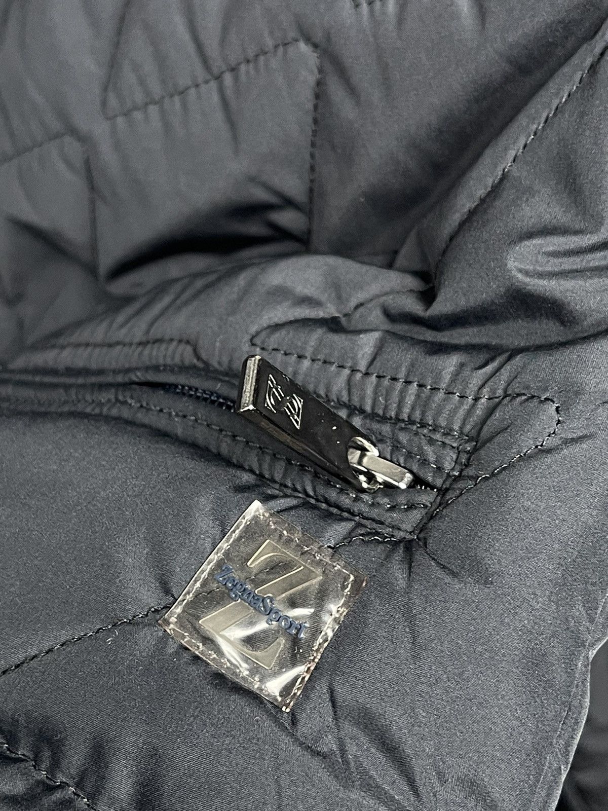 Ermenegildo Zegna Ermenegildo Zegna Sport Vintage Navy Blue Quilted Jacket Size M Size US M / EU 48-50 / 2 - 6 Thumbnail