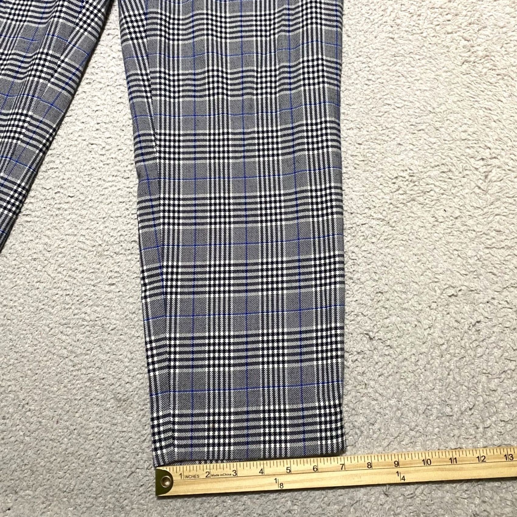Talbots Talbots Womens 16W Plus Pants Multicolor Plaid Hampshire Ankle Business Casual Size 38" / US 16 / IT 52 - 5 Thumbnail