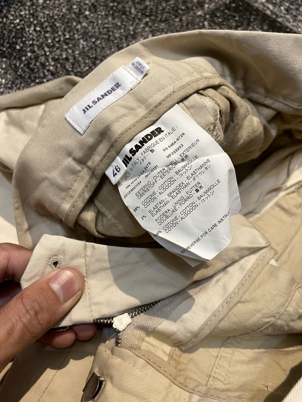 Jil Sander Jil Sander Classic Luxury Beige Cotton Italy 28/30 Size US 30 / EU 46 - 7 Thumbnail