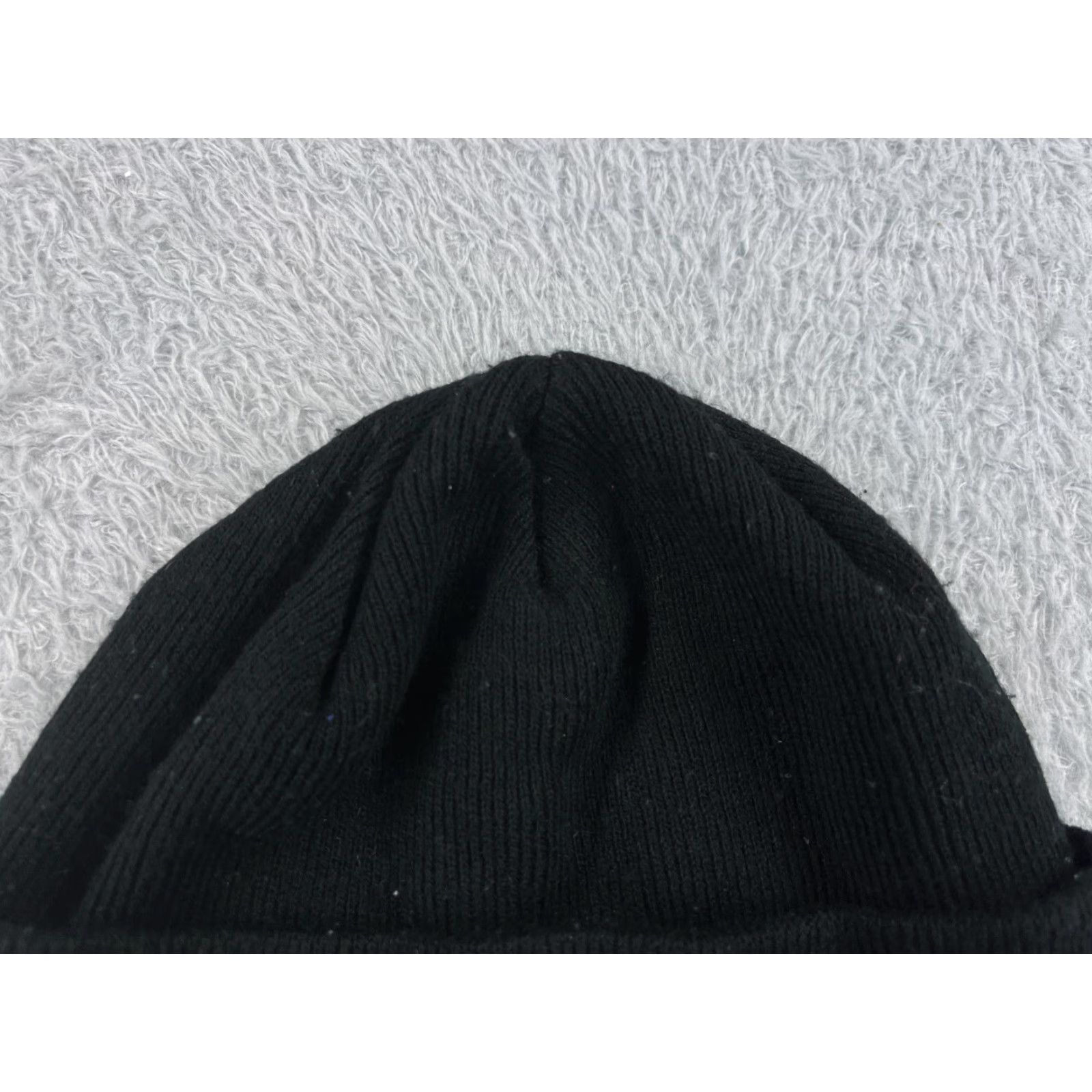 Adidas adidas Beanie Knit Adult One Size Black 100% Acrylic Winter Ski Hat/Cap Mens Beanie Winter Ski Logo Outdoors Size ONE SIZE - 3 Thumbnail