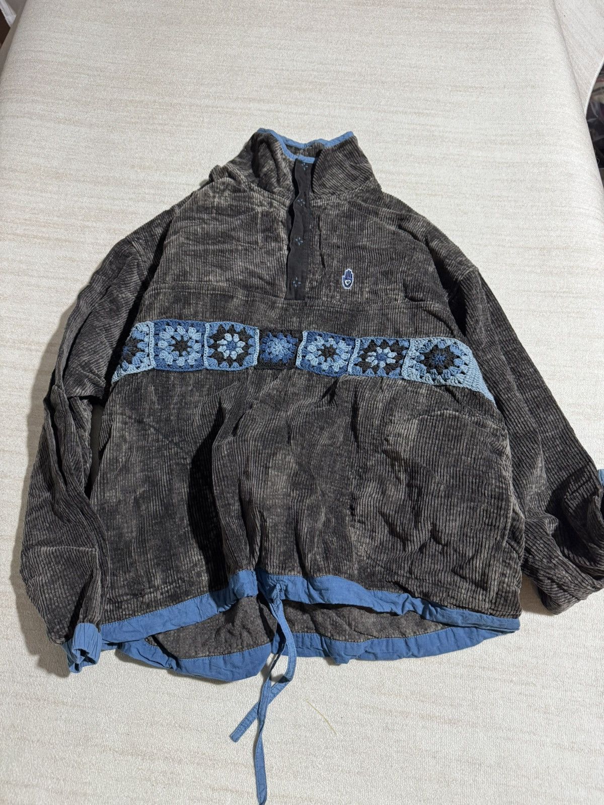 Story Mfg. Organic cotton corduroy crotchet pullover Size US L / EU 52-54 / 3 - 1 Thumbnail
