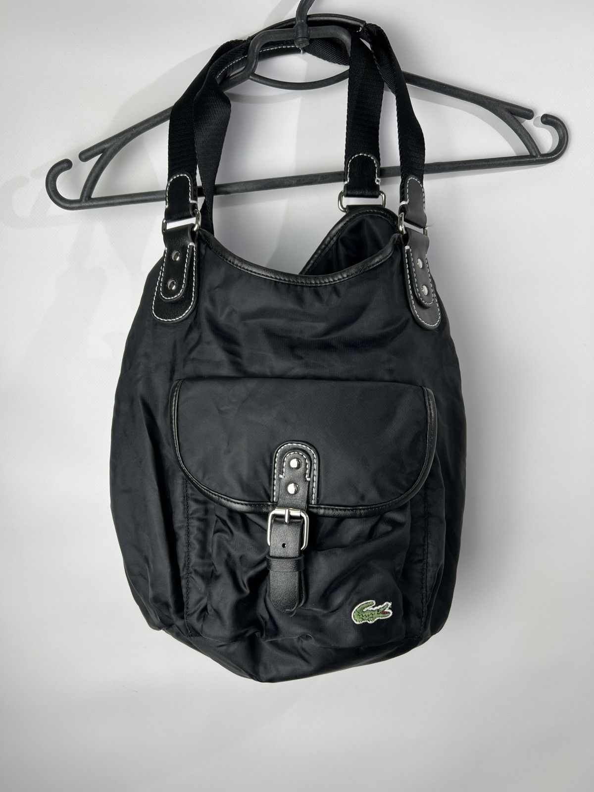 Lacoste Vintage streetwear sportswear y2k sk8 hype Lacoste Bag Size ONE SIZE - 1 Thumbnail