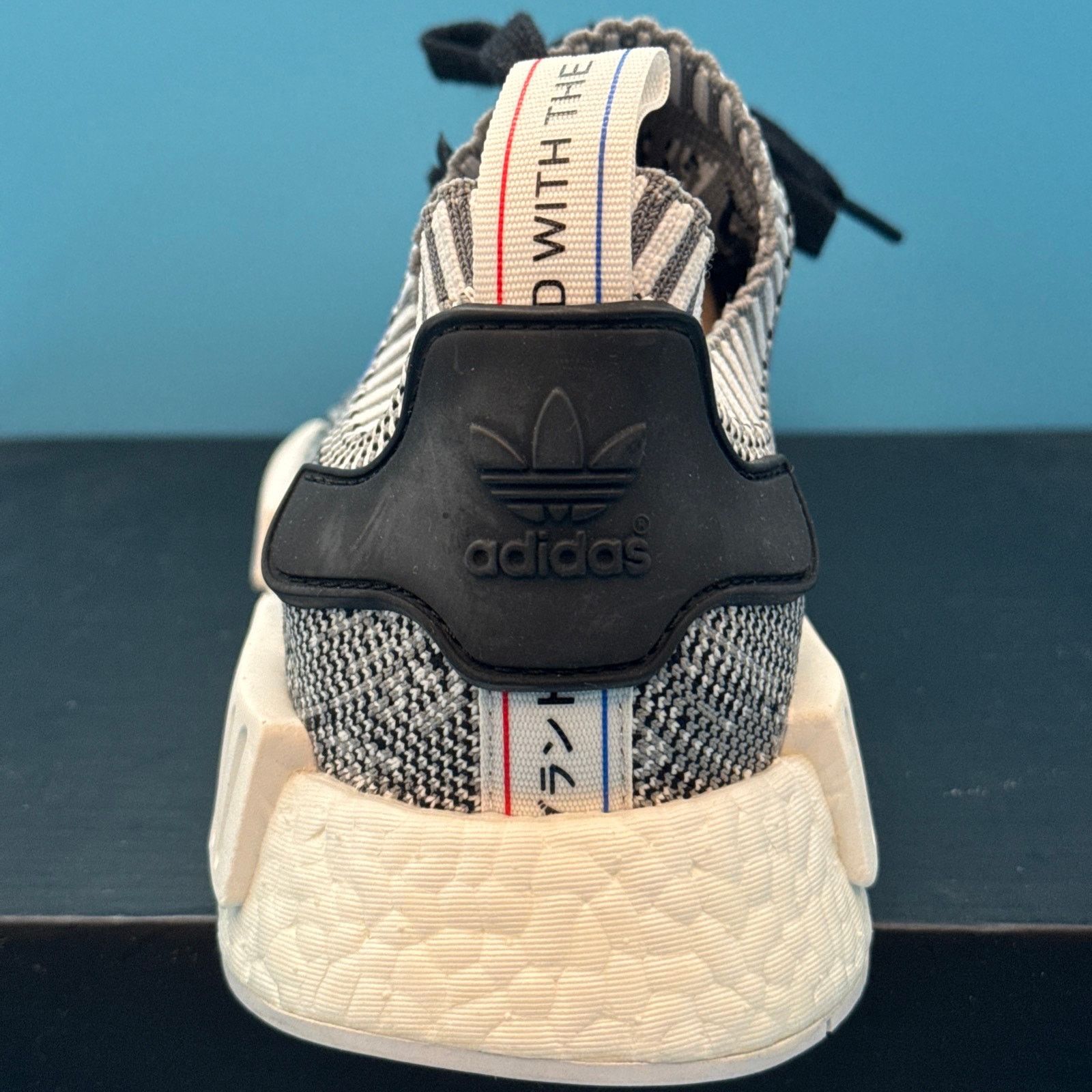 Adidas adidas NMD_R1 PK Tri Color Stripes White m8 Size US 8 / EU 41 - 10 Thumbnail