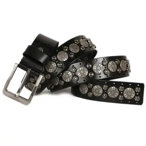 Other Metal Rivet Belt Size ONE SIZE - 3 Thumbnail