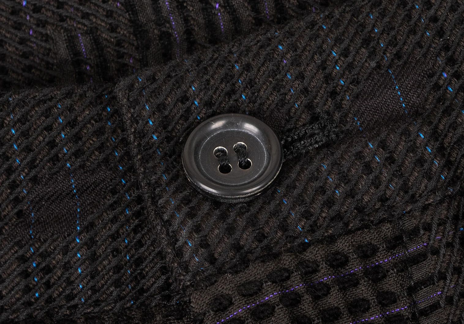 Issey Miyake A-POC Dyed Pile Weave Pants in Black, Blue, and Purple Size US 36 / EU 52 - 3 Thumbnail