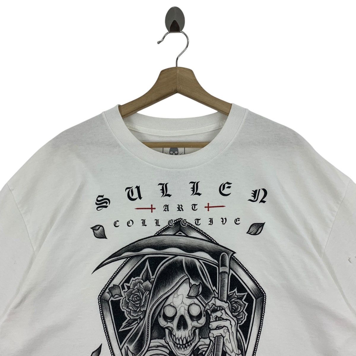 Vintage SULLEN ART collective skull printed tee shirt Size US XL / EU 56 / 4 - 2 Thumbnail