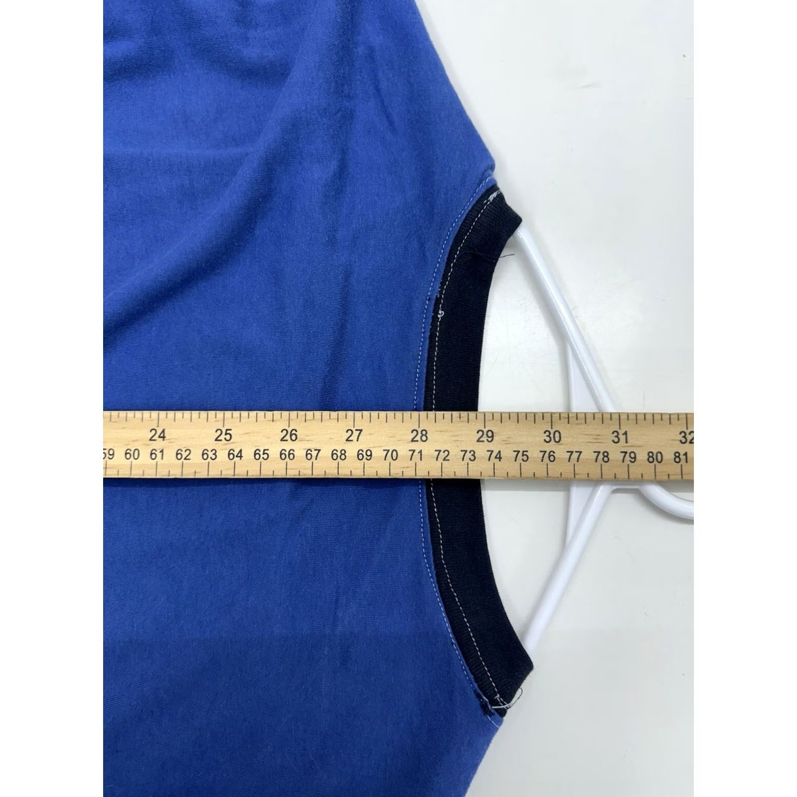 Hanes Hanes Mens Shirt Size Medium Blue Long Sleeve Shirt Regular Fit, Cotton Polyester, Knit, Machine Washable, Solid, Round Neck, 3XL not applicable Size US XXL / EU 58 / 5 - 7 Thumbnail