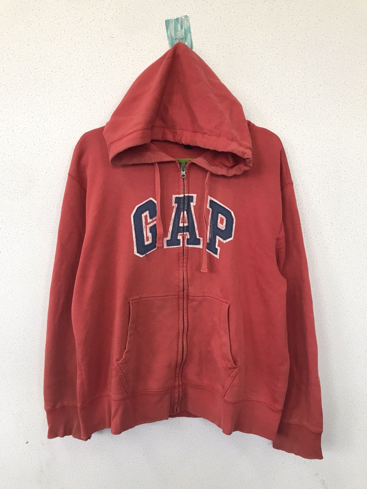 image of Gap Hoodie Jacket in Red, Men's (Size XL)