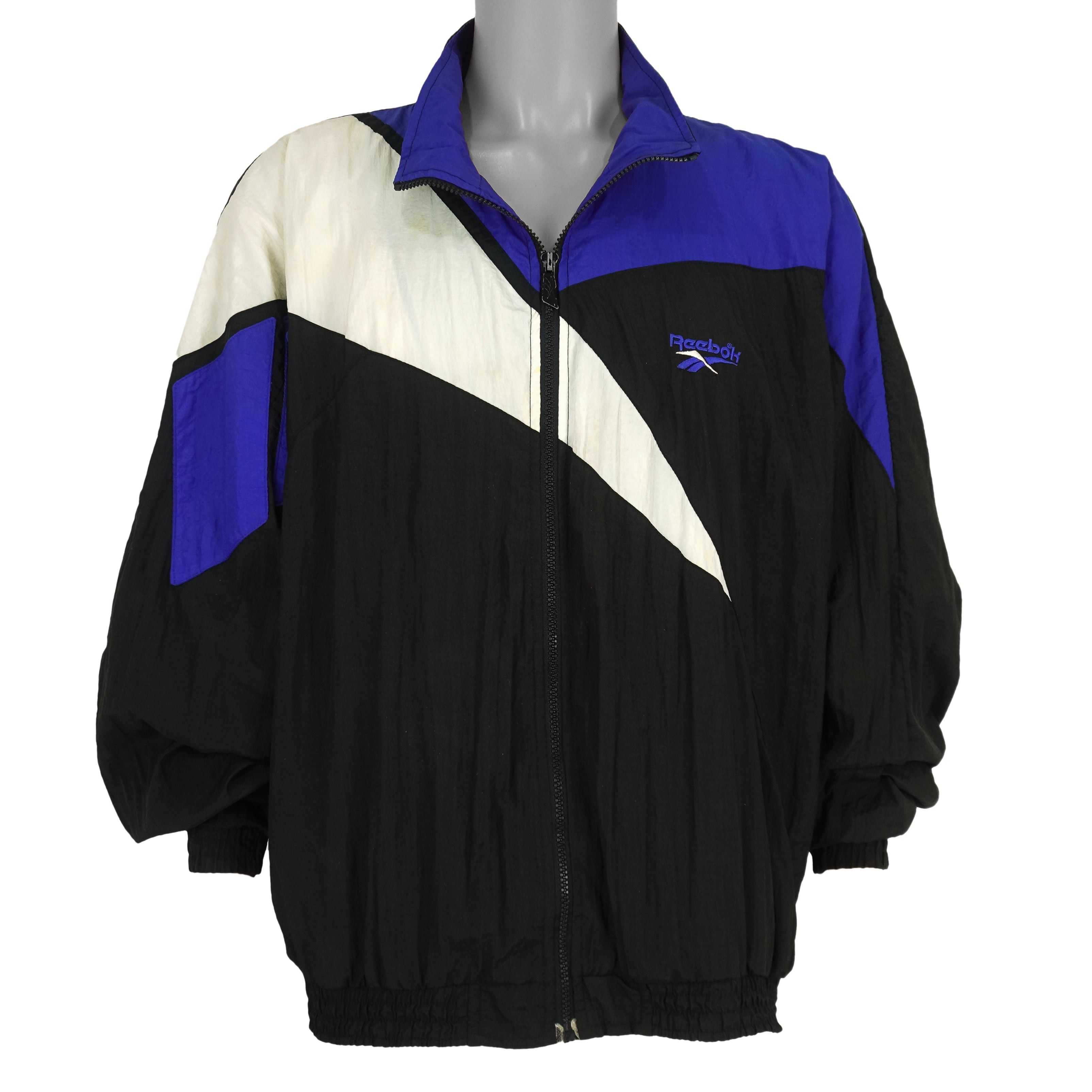 Reebok Shawn Kemp Kamikaze Style Warm-up Windbreaker 1990s Size US XXL / EU 58 / 5 - 2 Thumbnail