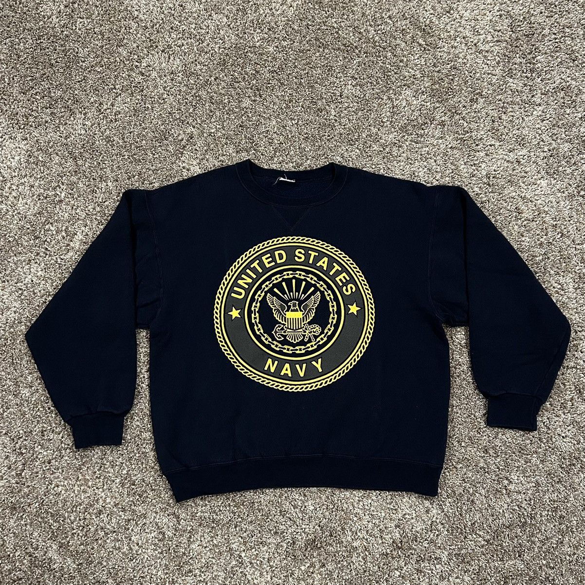 Other Vintage United States Navy Sweatshirt Navy Blue Size US M / EU 48-50 / 2 - 1 Thumbnail