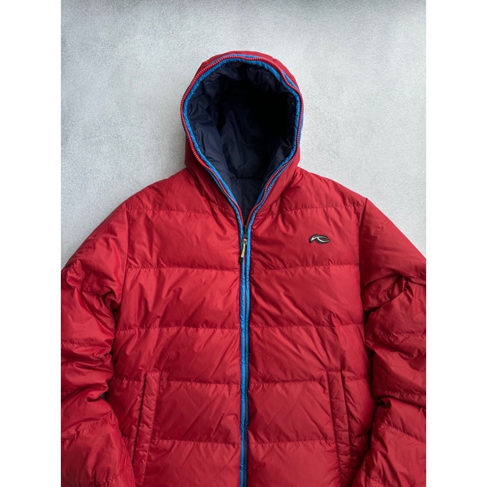 KJUS VTG Kjus Reversible Down Puffer Jacket Red / Navy Size US M / EU 48-50 / 2 - 4 Thumbnail