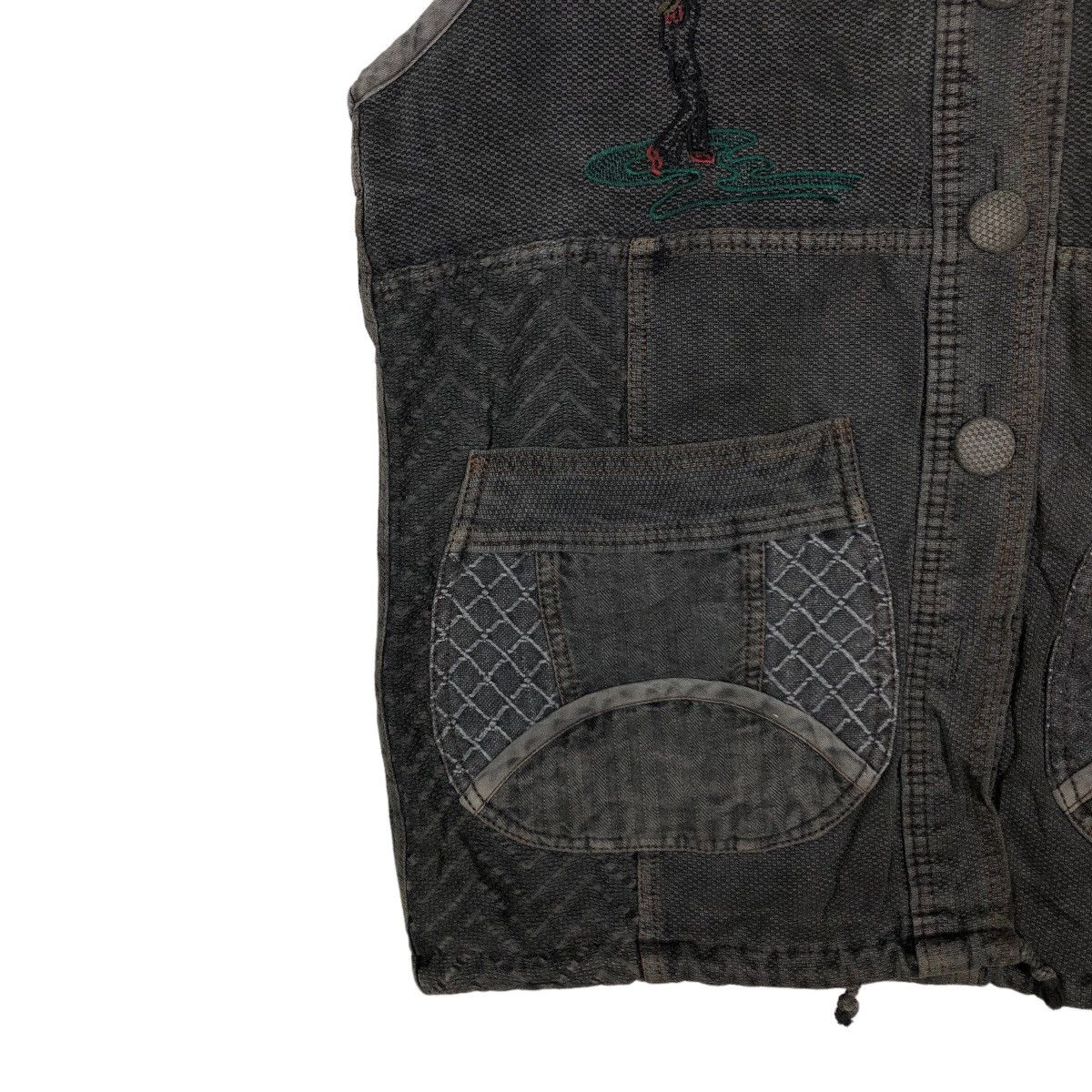 Japanese Brand 🔥90’s Vintage Traditional Design Vest Tank Top Quilted Size US M / EU 48-50 / 2 - 4 Thumbnail