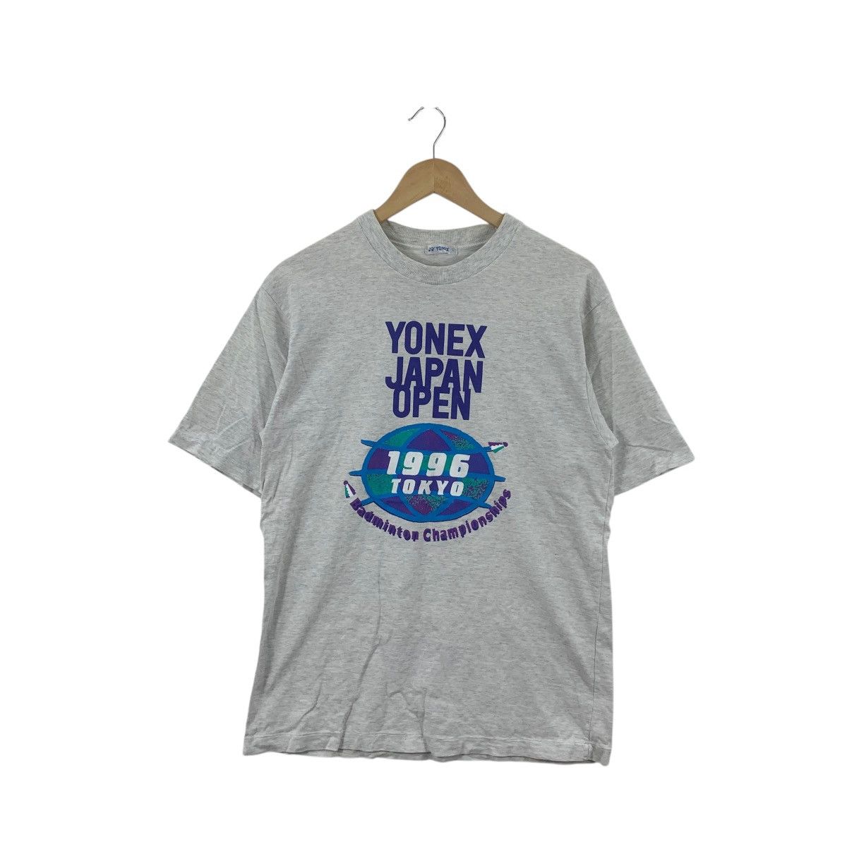 Vintage Vintage 1996 YONEX JAPAN BADMINTON Championship Tee Shirt Size US L / EU 52-54 / 3 - 1 Thumbnail