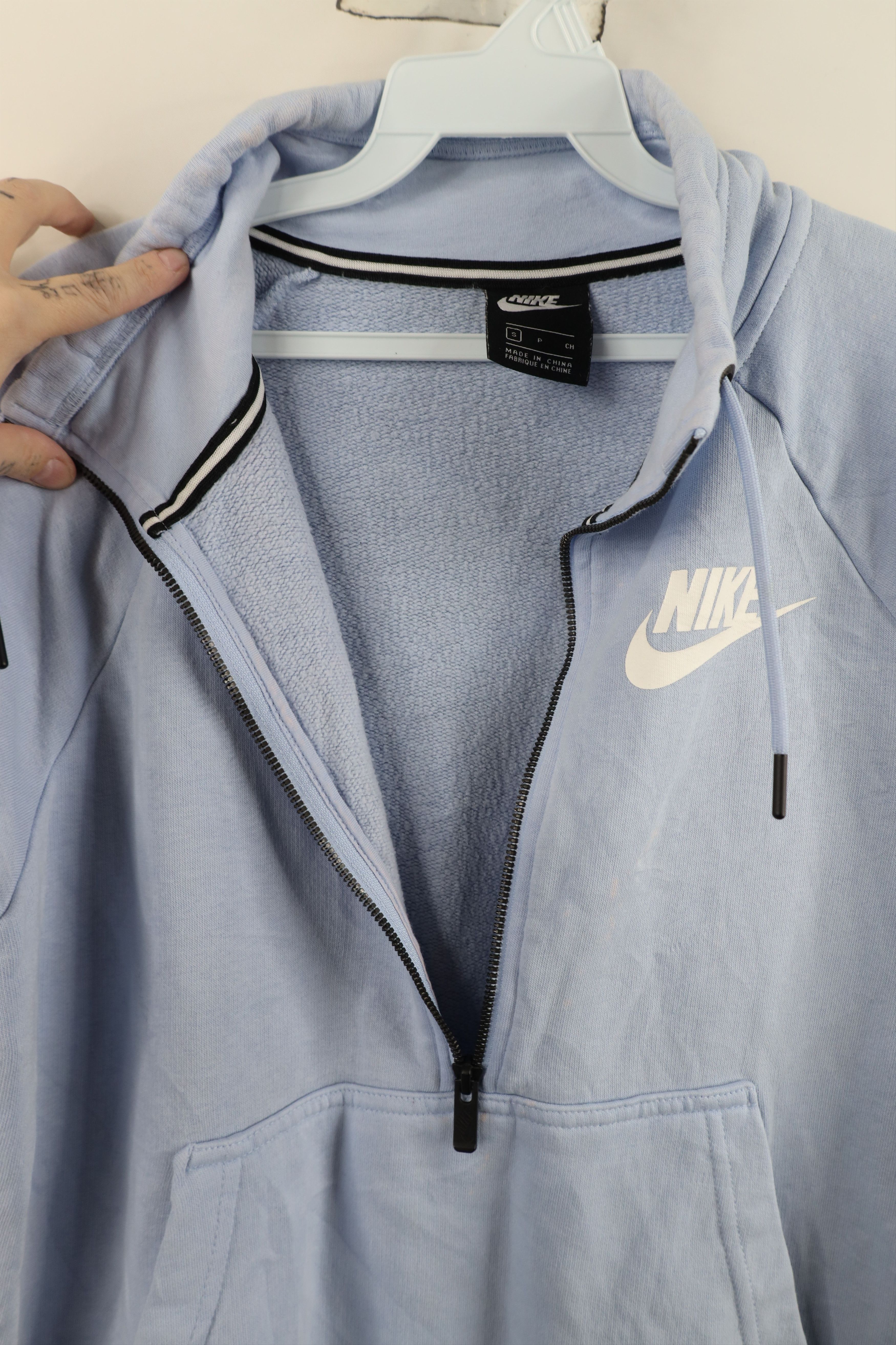 Nike Nike Sportswear Club Essential Half Zip Sweatshirt Blue Size S / US 4 / IT 40 - 10 Thumbnail