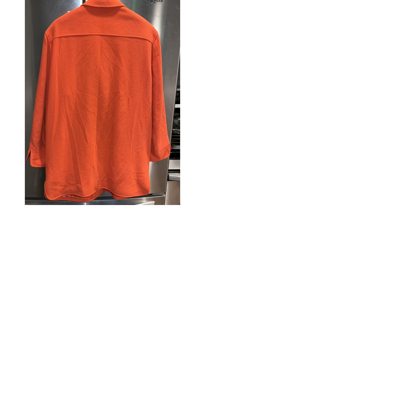 Vintage JAX CANADA Blazer Women Size 10 Orange Wool Blend Cashmere Gold Buttons Pockets Coat Size L / US 10 / IT 46 - 9 Thumbnail