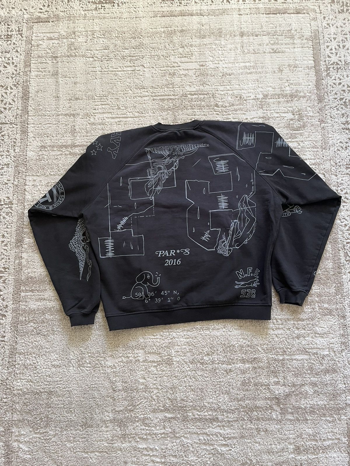 No Faith Studios No Faith Studios Graffiti Crewneck Size US M / EU 48-50 / 2 - 13 Thumbnail