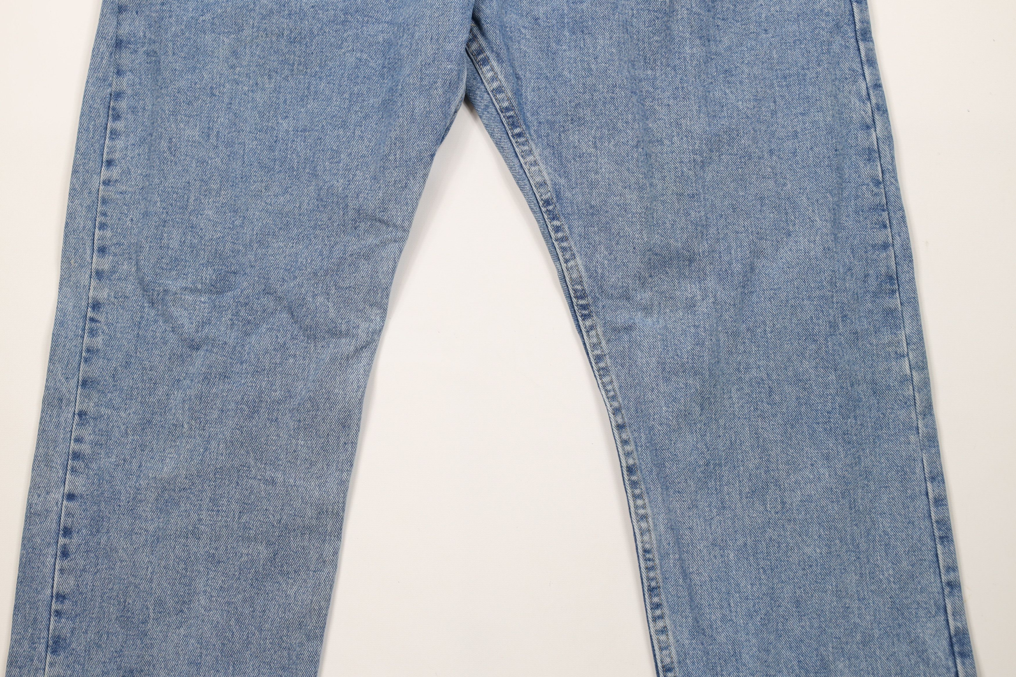 Vintage × Wrangler Vintage Wrangler Regular Wide Leg Denim Jeans Blue Cotton Size US 42 / EU 58 - 3 Thumbnail
