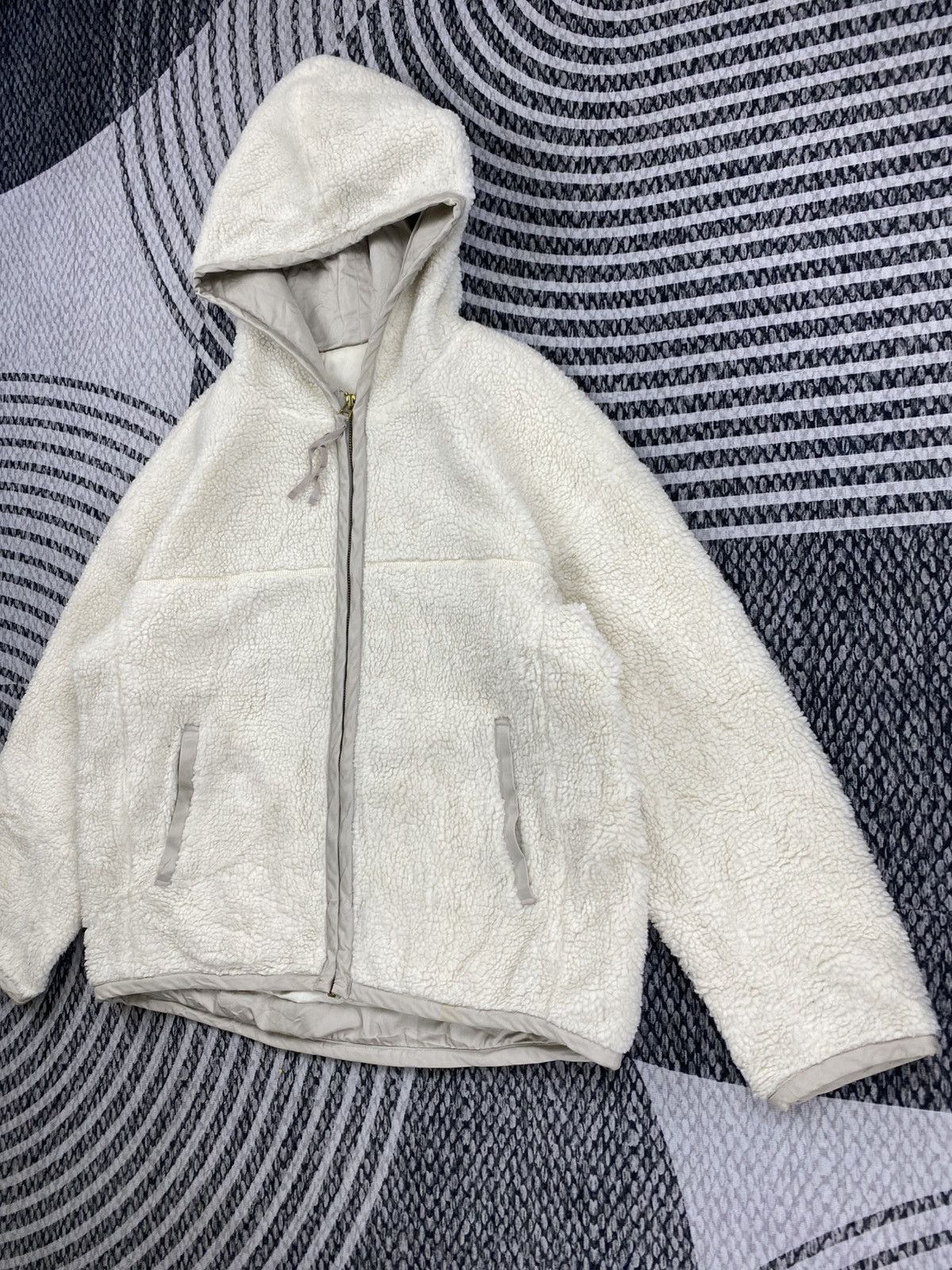 Michel Klein Michel Klein Sherpa Hoodie Zipper Jacket Size US L / EU 52-54 / 3 - 4 Thumbnail