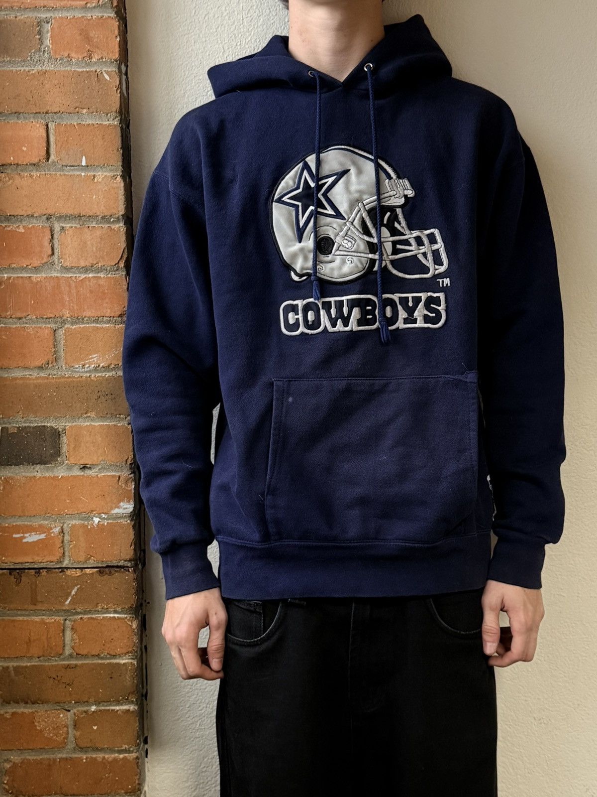 Vintage Faded Vintage cowboys hoodie Size US L / EU 52-54 / 3 - 1 Thumbnail