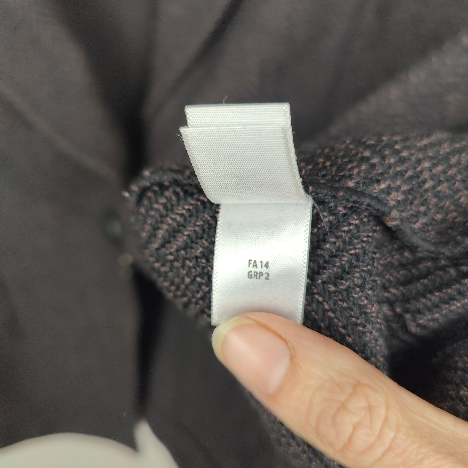 Other St John Knit Blazer Size 12 Black Herringbone Leather Trim Size XL / US 12-14 / IT 48-50 - 11 Thumbnail