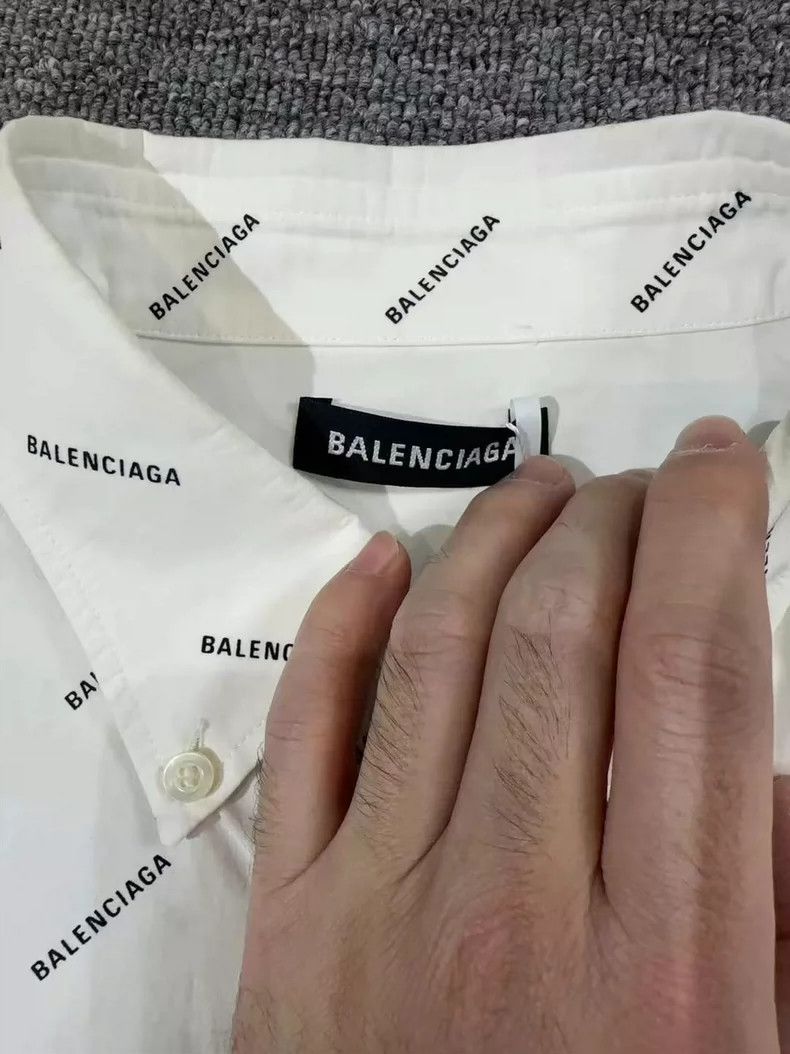 Balenciaga Balenciaga size 39 Shirt with full logo of bullet screen Size US XS / EU 42 / 0 - 4 Thumbnail