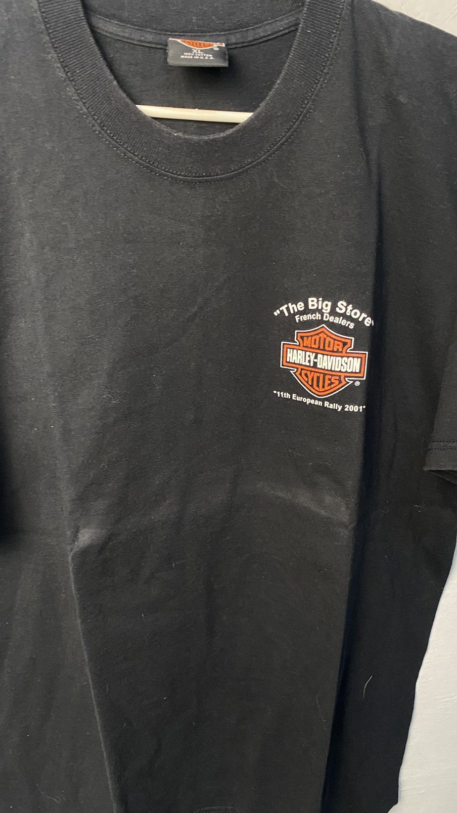 Harley Davidson Vintage 2001 Harley Davidson euro tour girl Size US XL / EU 56 / 4 - 4 Thumbnail