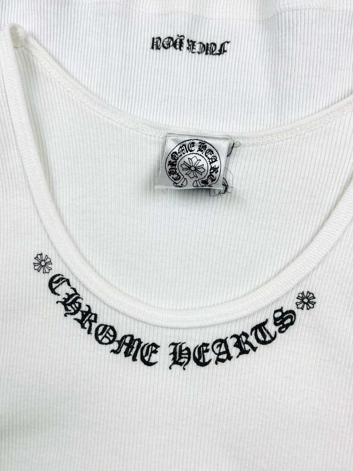 Chrome Hearts Chrome Hearts Vintage Fuck You Neck Logo Tank Top White Size M / US 6-8 / IT 42-44 - 3 Thumbnail