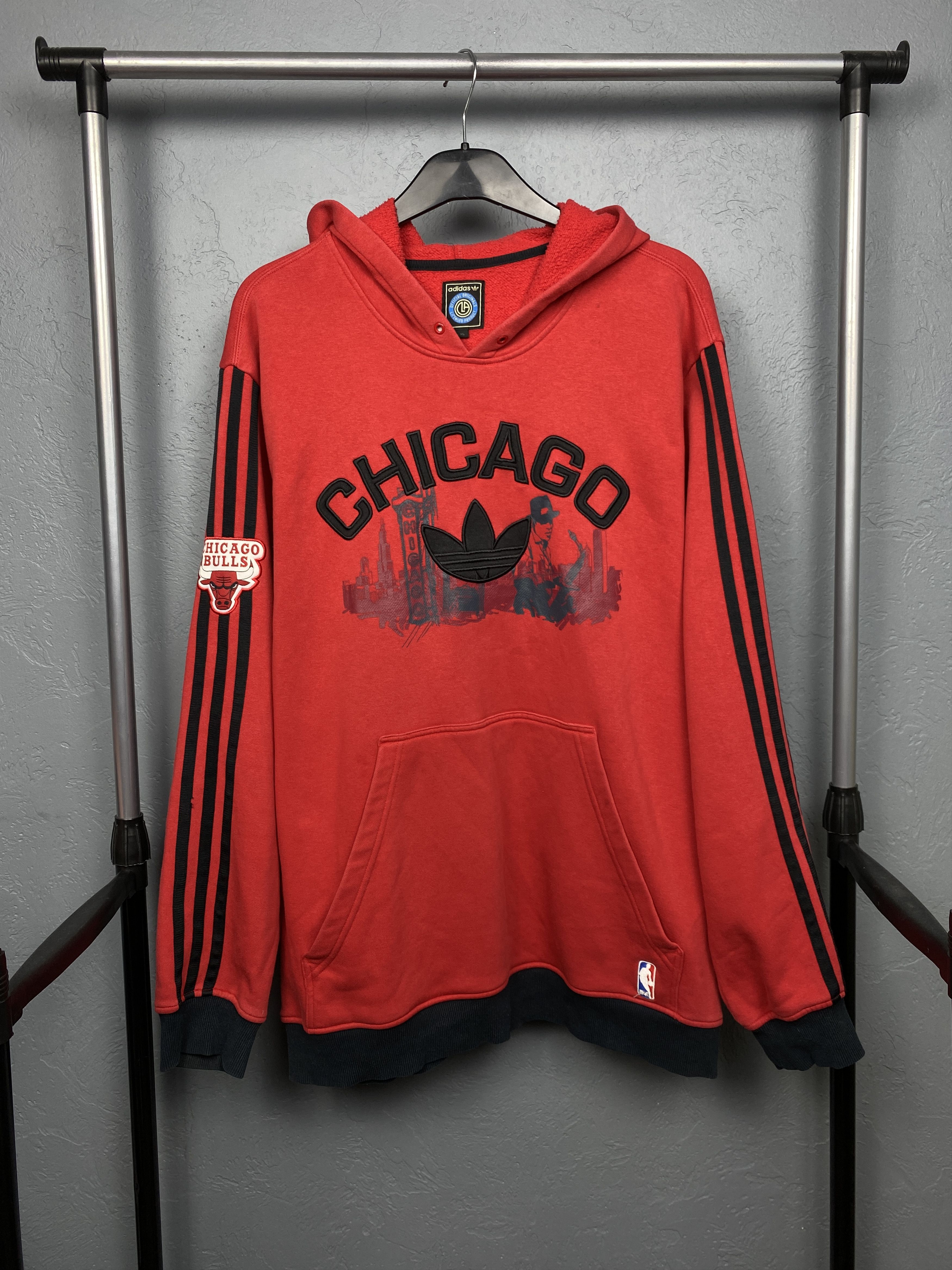 古着 adidas NBA Chicago BULLS Chicago Bulls Adidas Originals Trefoil NBA Court Series