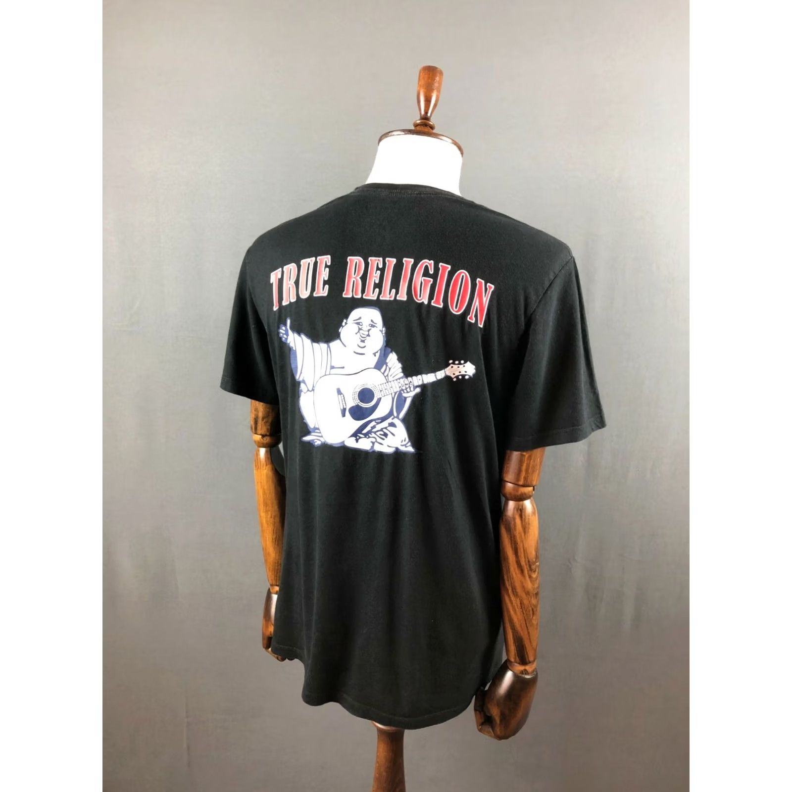 True Religion True Religion Shirt Men’s L Black Cotton Short Sleeve Crew Neck Knit Logo T-Shirt Mens Size US M / EU 48-50 / 2 - 3 Thumbnail