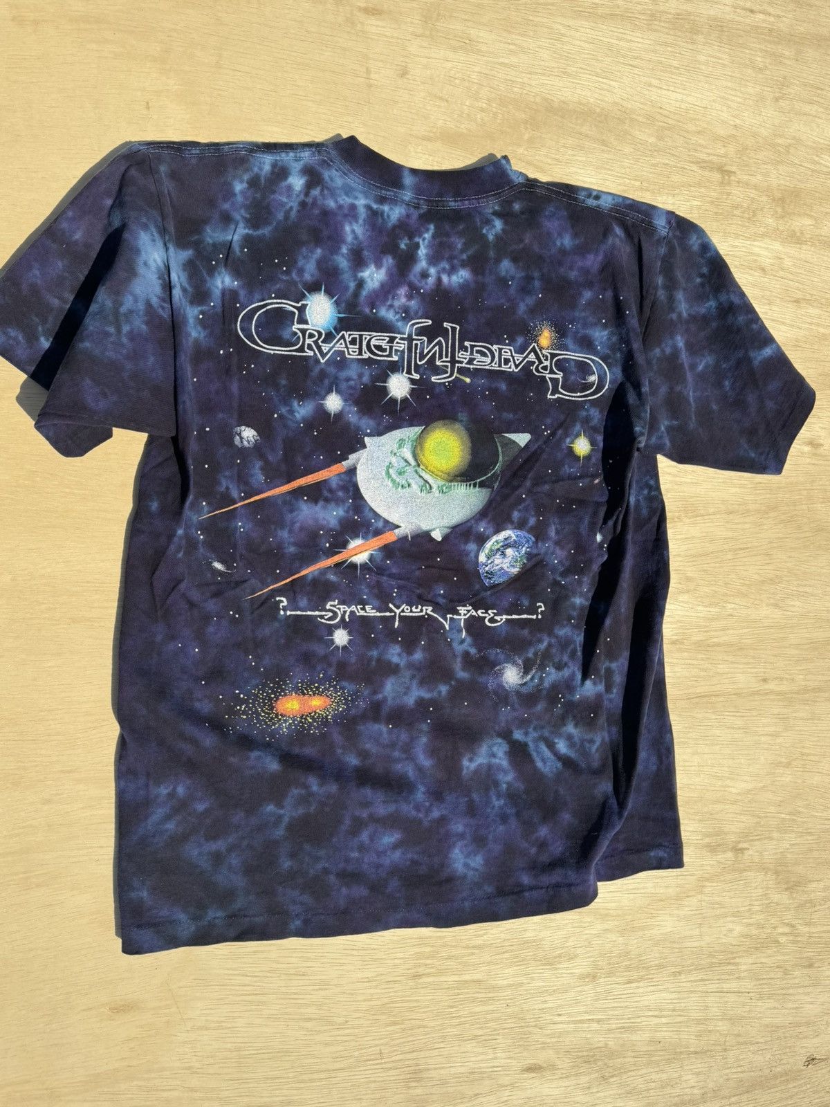 Band Tees × Grateful Dead × Vintage 1997 Grateful Dead Space Your Face Vintage Rock Band T-Shirt Size US L / EU 52-54 / 3 - 10 Thumbnail