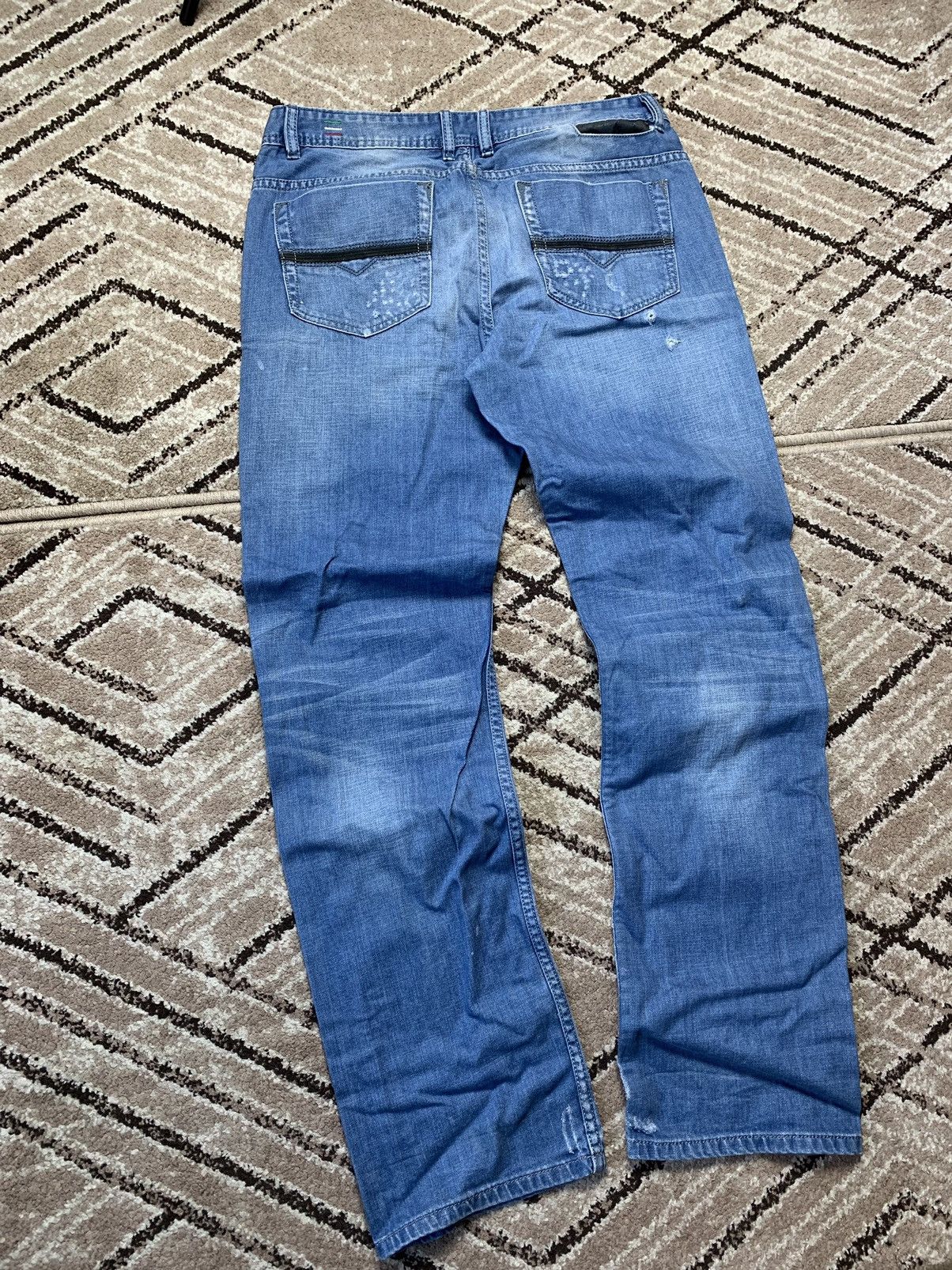 Diesel × Vintage Vintage Men's Diesel Distressed Denim Jeans Size US 36 / EU 52 - 19 Thumbnail