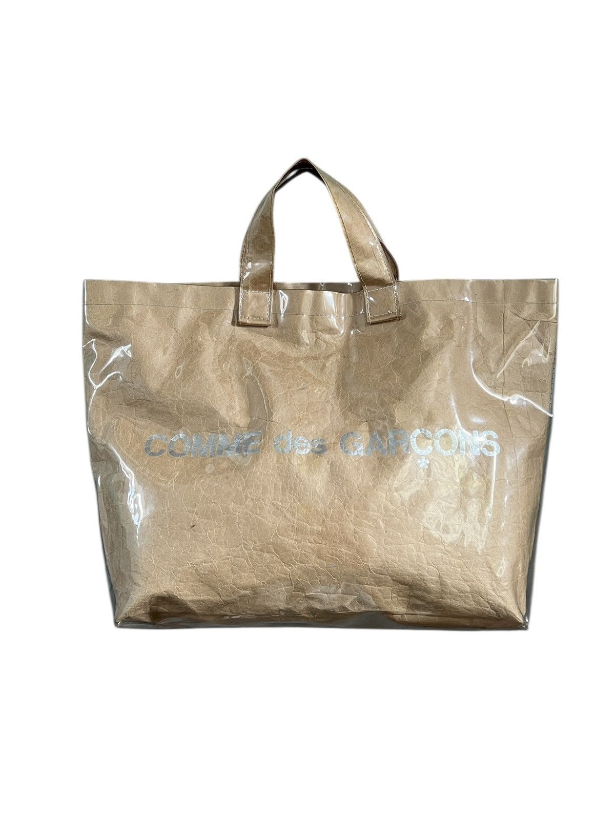 Comme des Garcons Comme des Garcons PVC Kraft Paper Tote Bag Size ONE SIZE - 1 Thumbnail