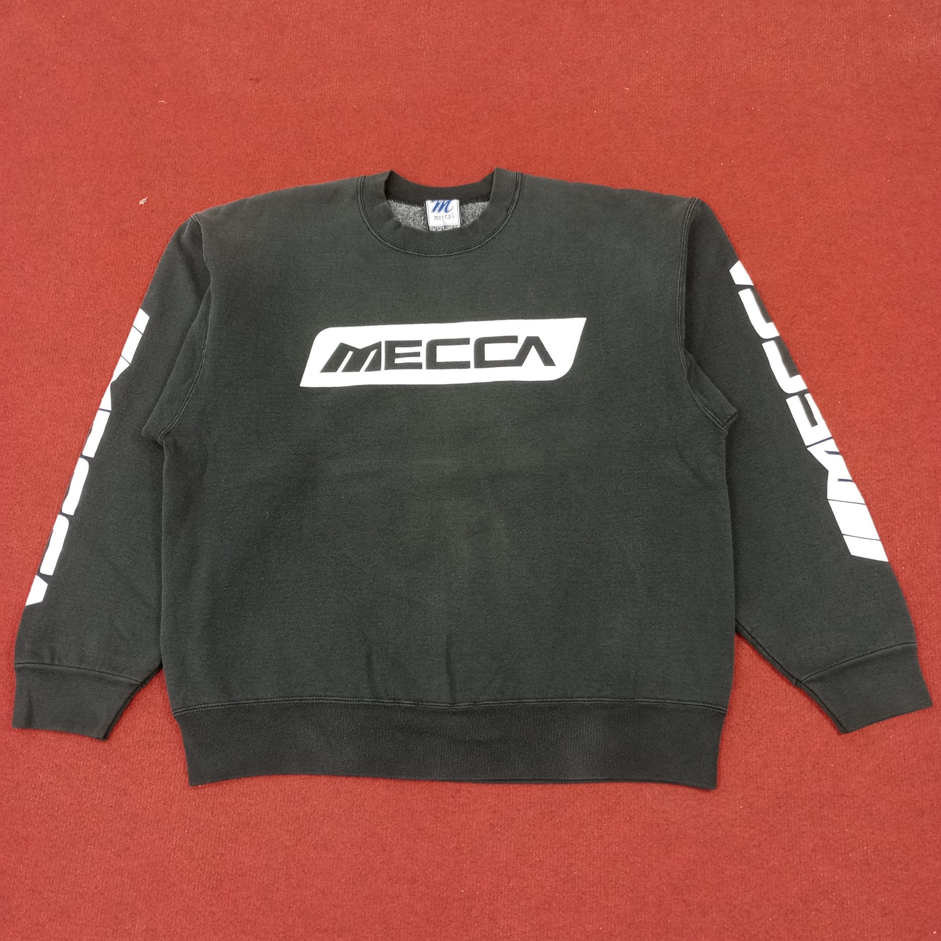 Mecca × Vintage Mecca Music Style Streetwear Sweatshirt Size US L / EU 52-54 / 3 - 3 Thumbnail
