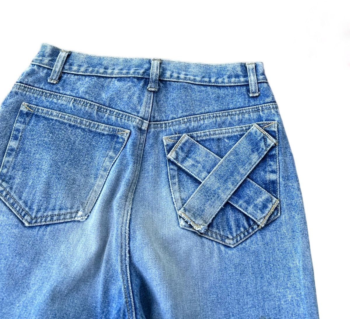 Vintage B.scott blue denim jeans Size US 28 / EU 44 - 6 Thumbnail